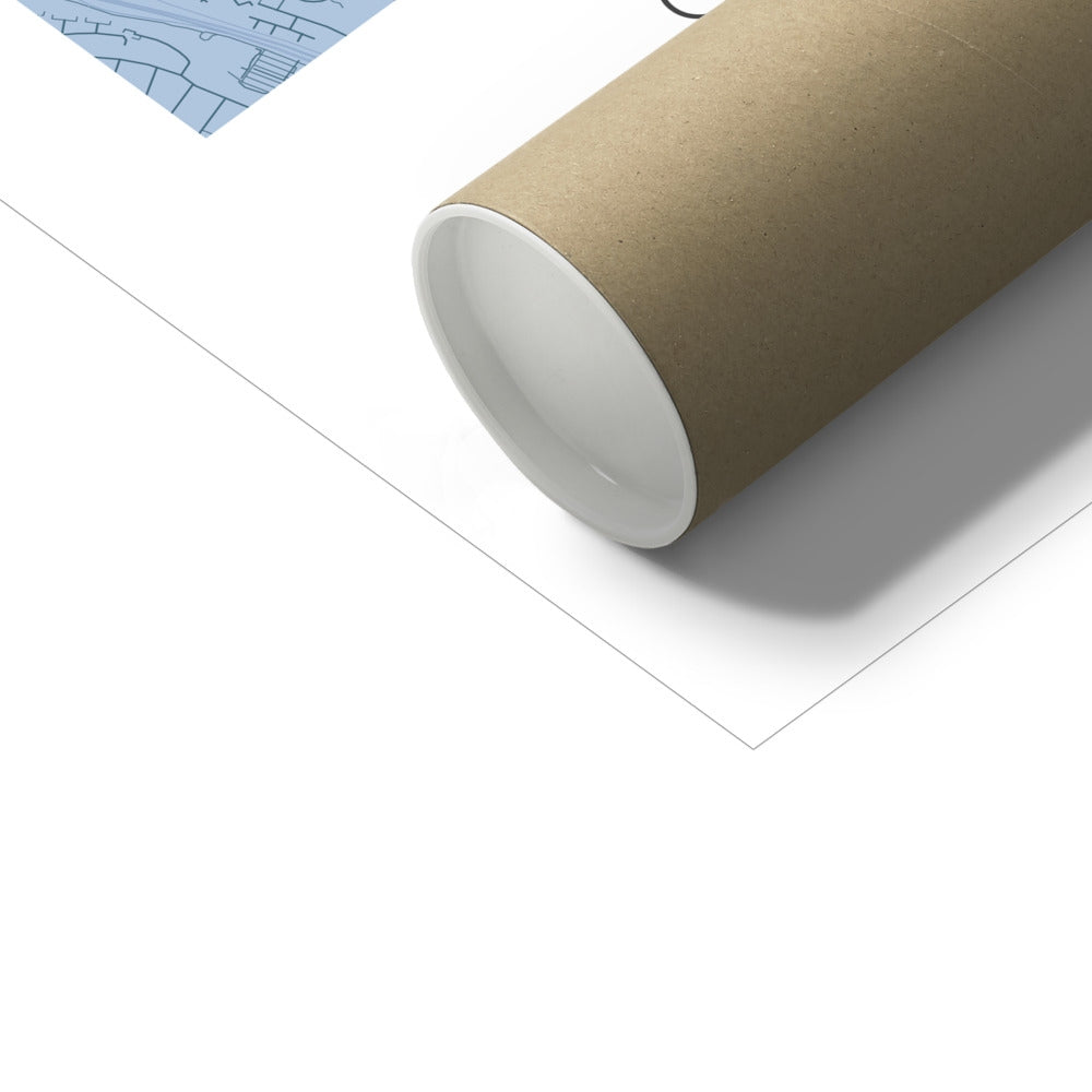 Canary Wharf - Fine Art Map