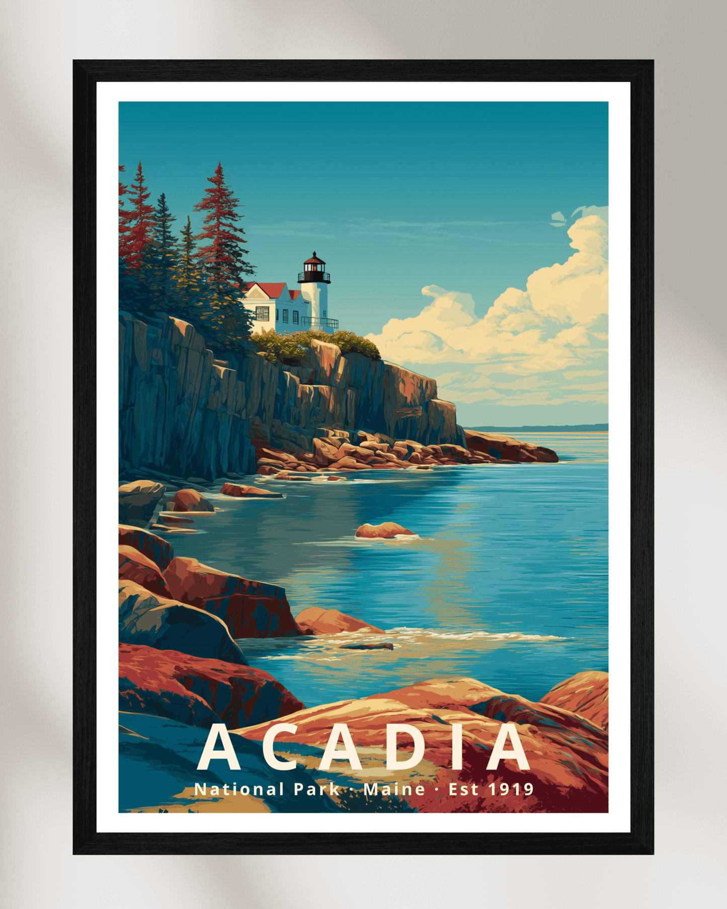 Acadia National Park Poster - Maine, USA