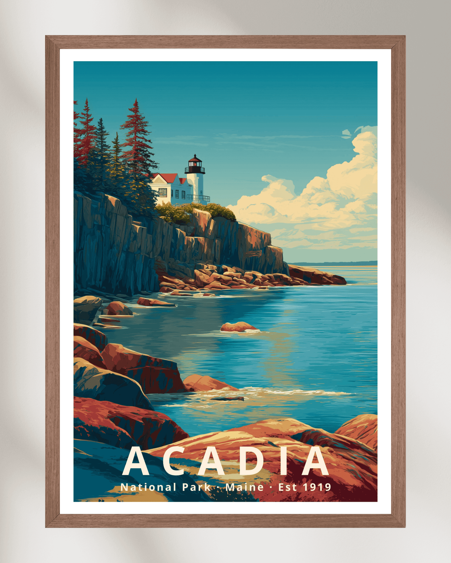 Acadia National Park Poster - Maine, USA