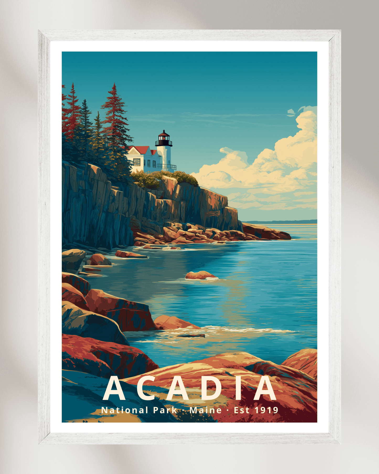Acadia National Park Poster - Maine, USA
