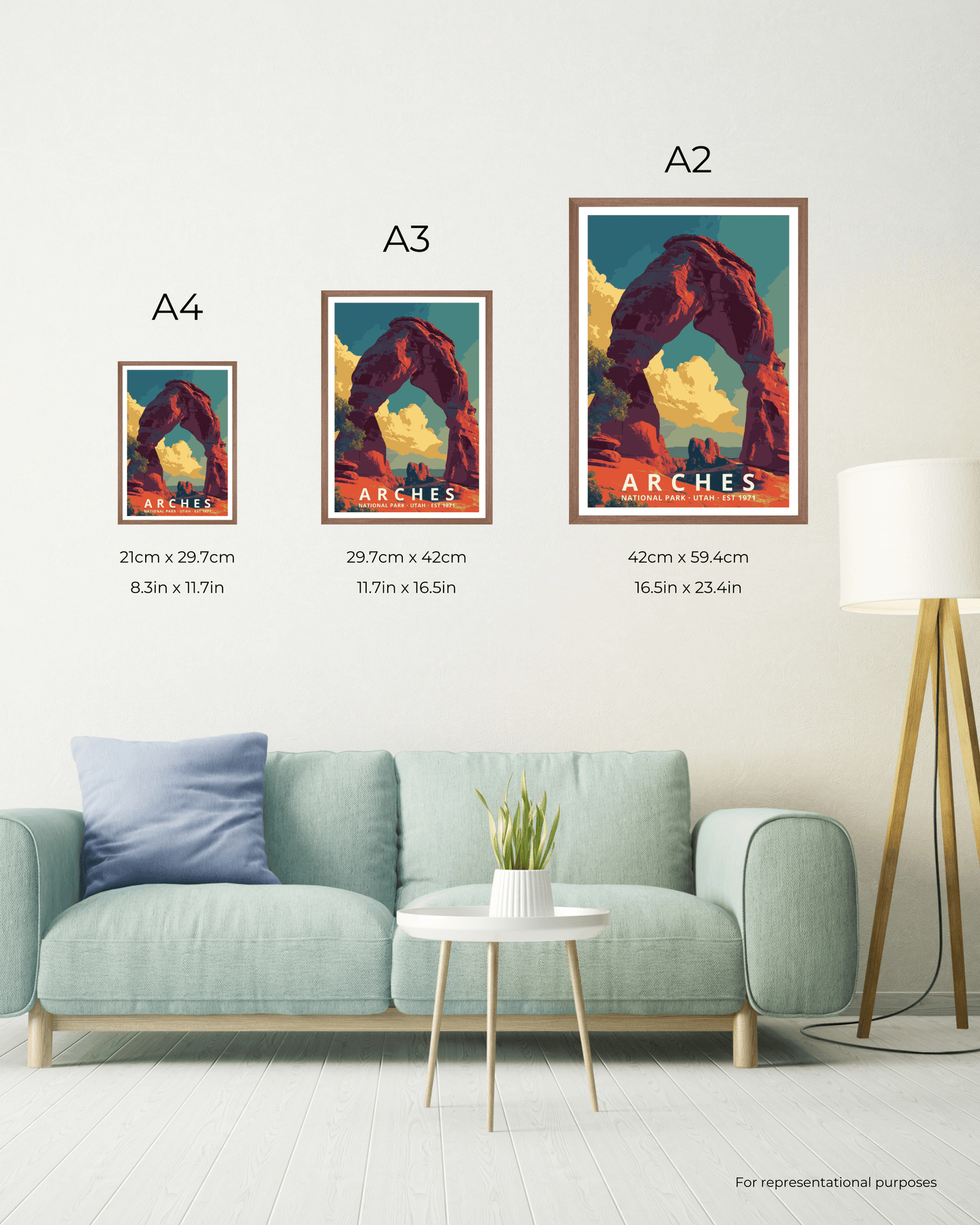 Arches National Park Poster - Utah, USA