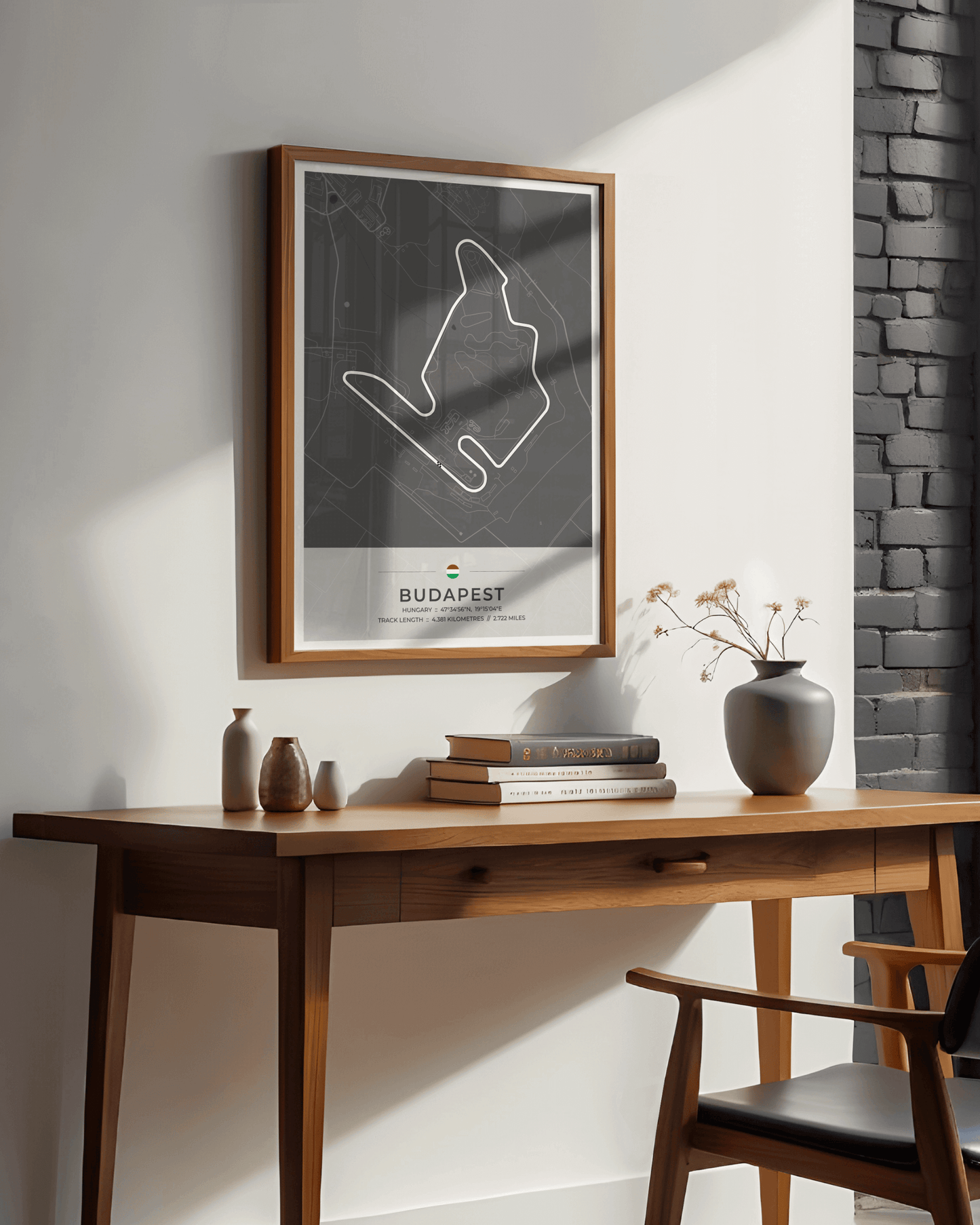 Budapest - Grand Prix Circuit Map Poster