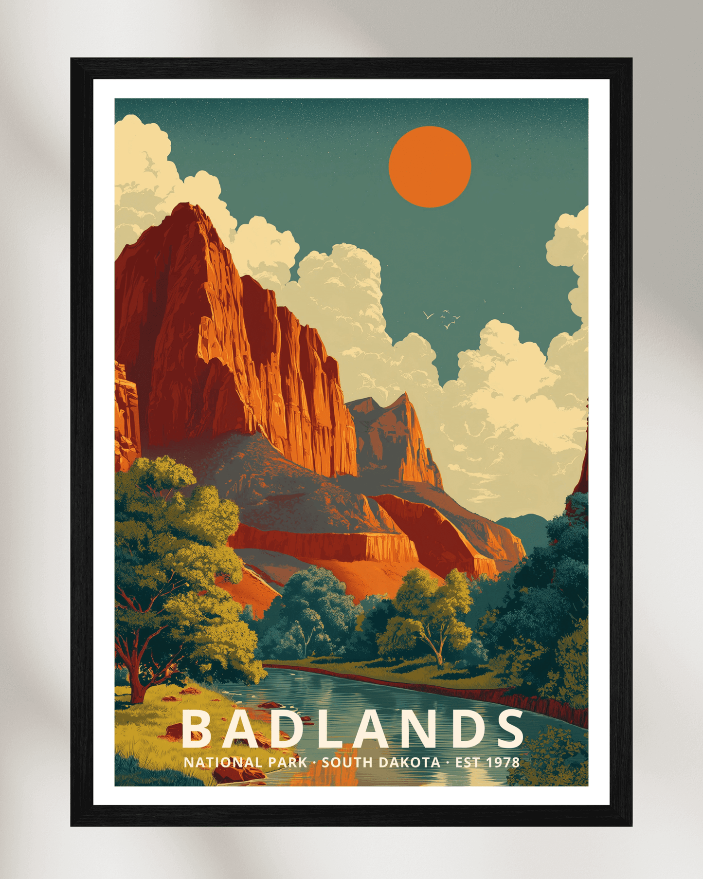 Badlands National Park Poster - South Dakota, USA