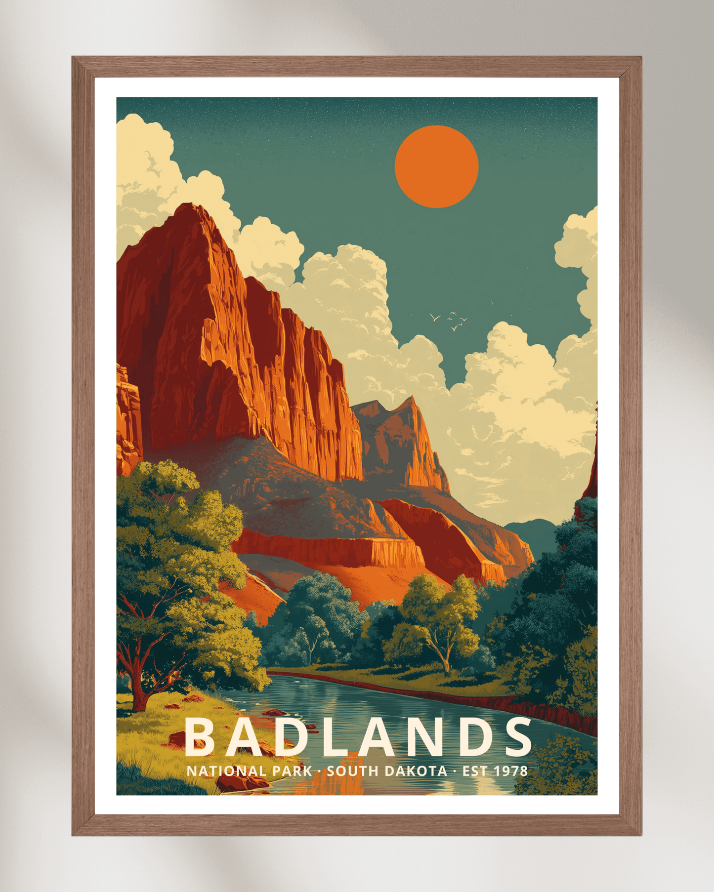Badlands National Park Poster - South Dakota, USA