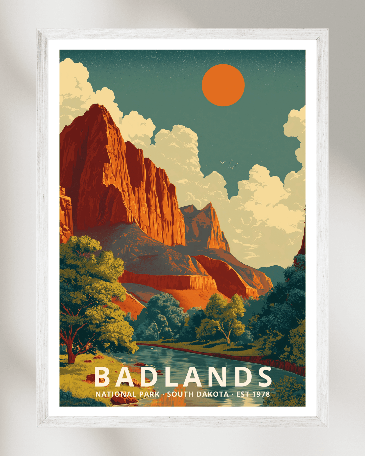 Badlands National Park Poster - South Dakota, USA