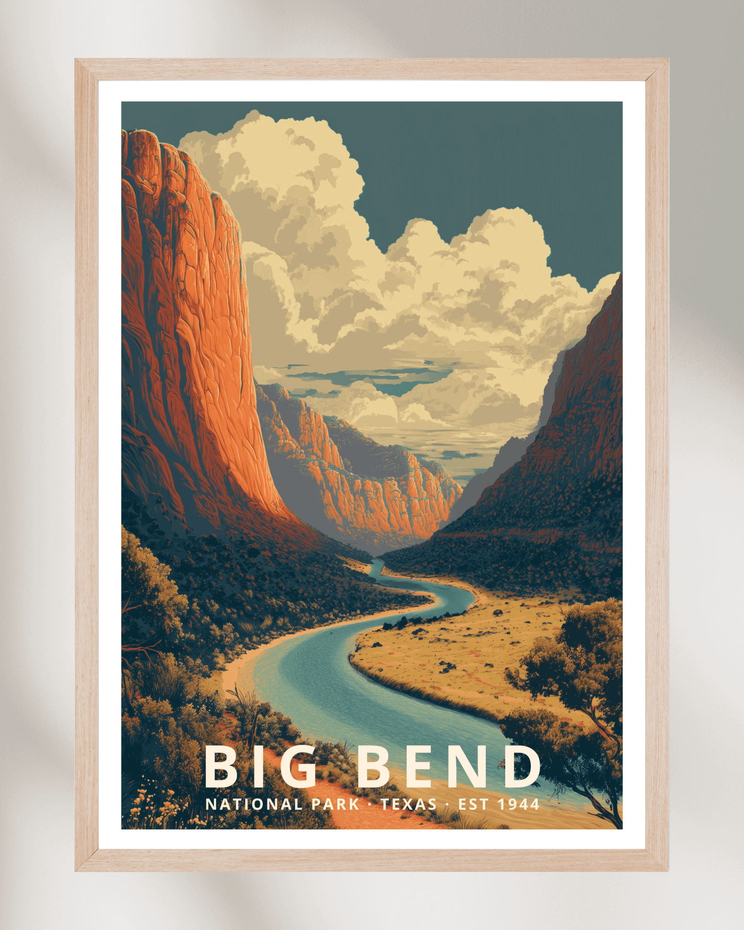 Big Bend National Park Poster - Texas, USA