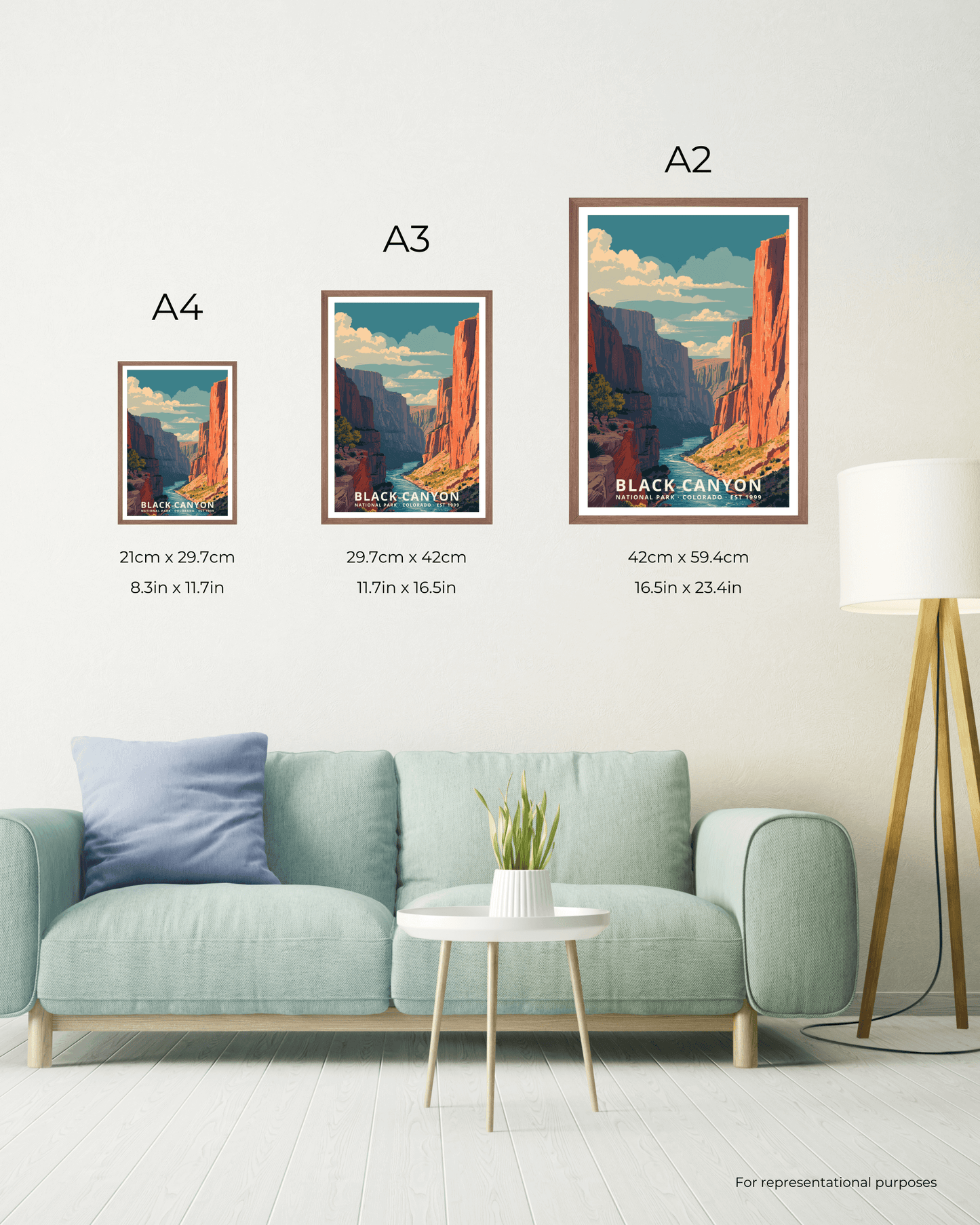 Black Canyon National Park Poster - Colorado, USA