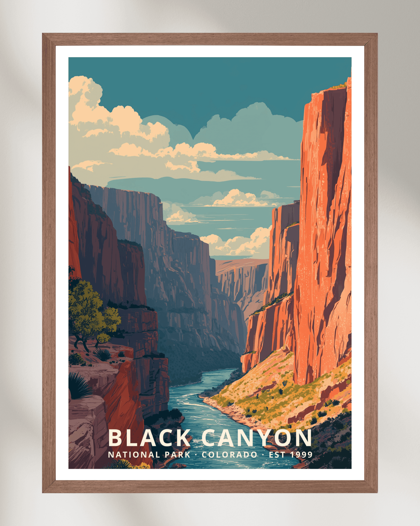 Black Canyon National Park Poster - Colorado, USA