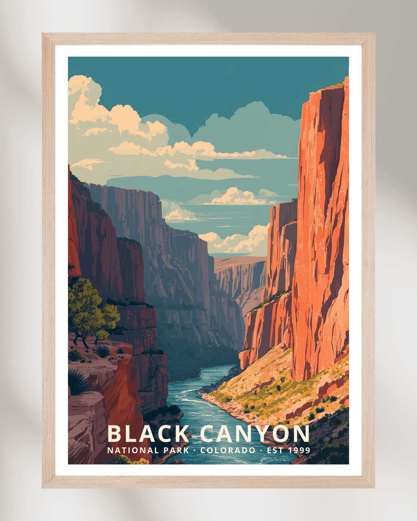 Black Canyon National Park Poster - Colorado, USA