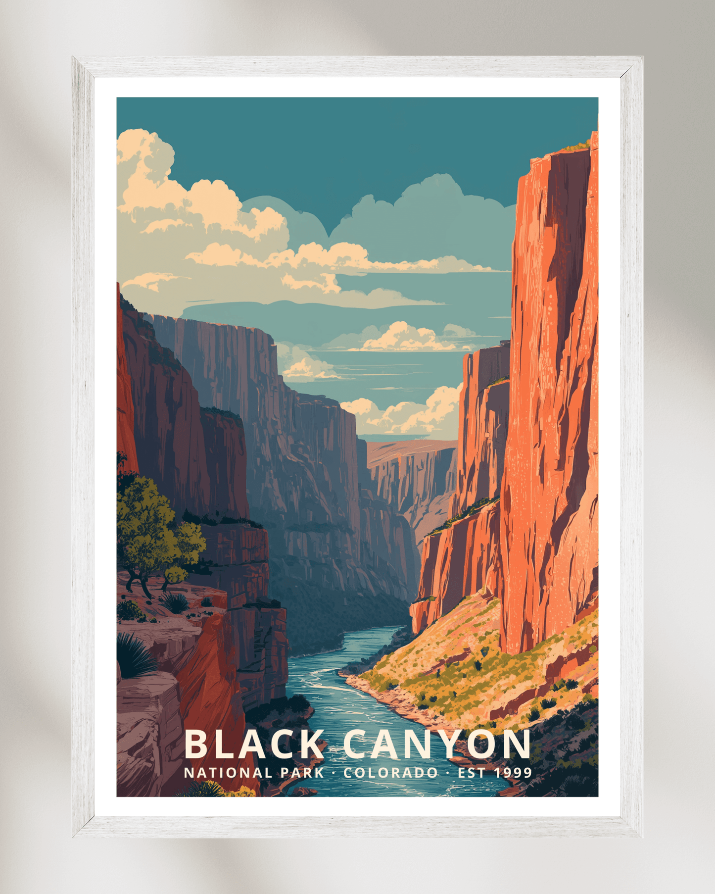 Black Canyon National Park Poster - Colorado, USA