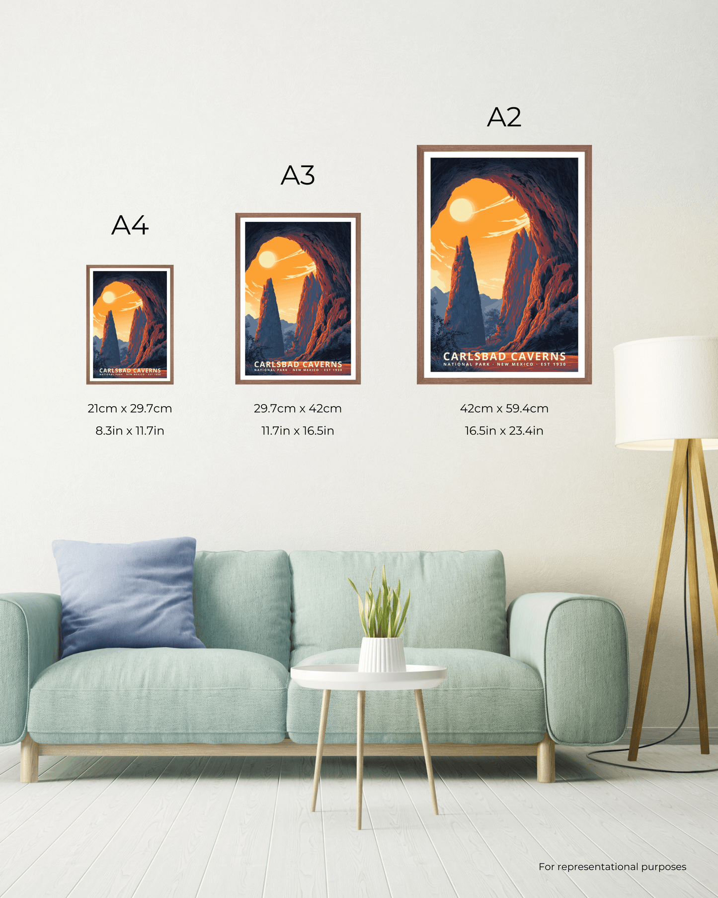 Carlsbad Caverns National Park Poster - New Mexico, USA