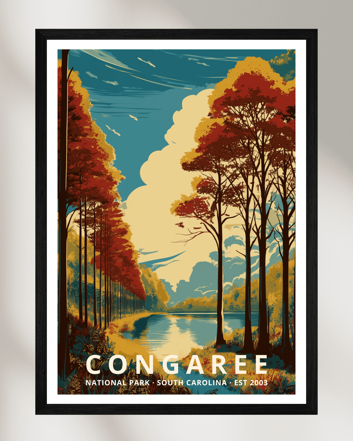 Congaree National Park Poster - South Carolina, USA