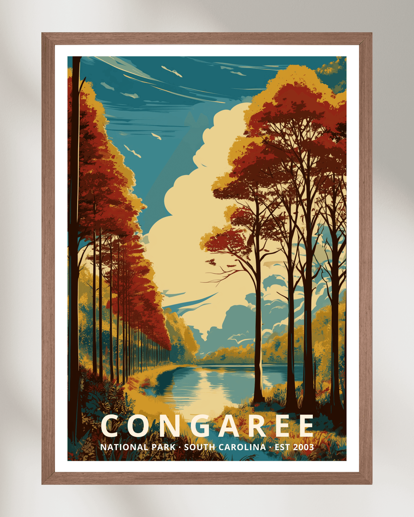 Congaree National Park Poster - South Carolina, USA