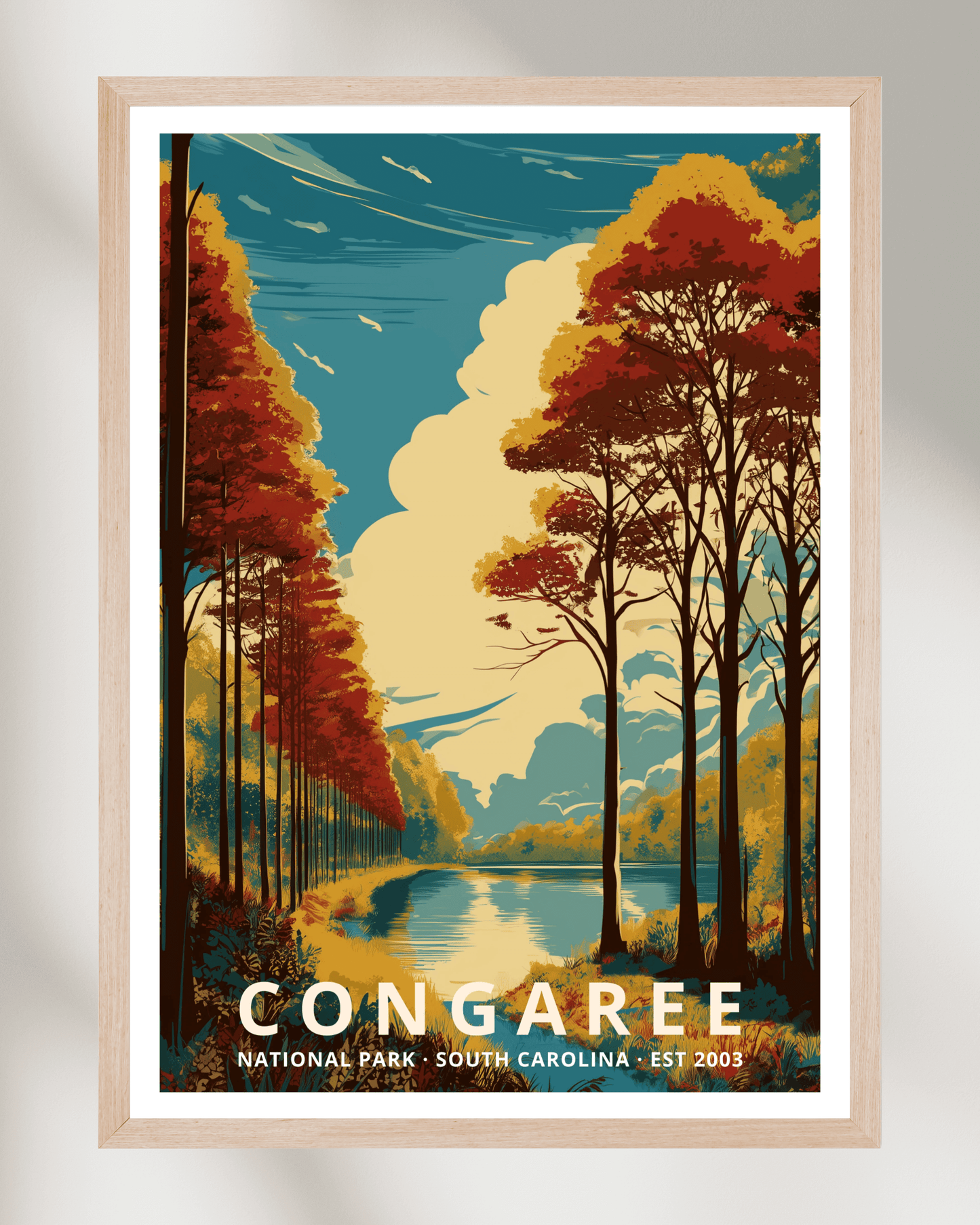 Congaree National Park Poster - South Carolina, USA