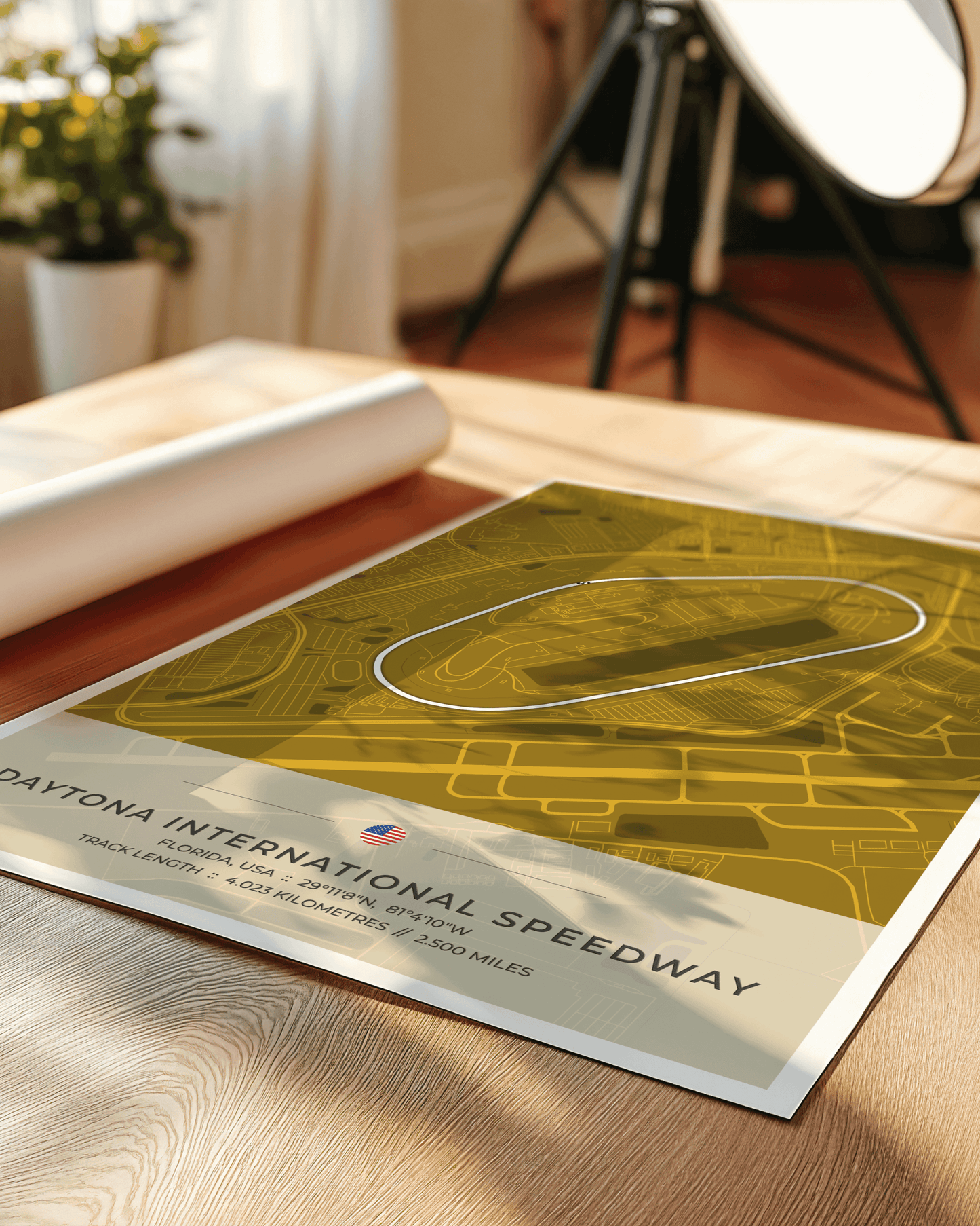 Daytona International Speedway - Circuit Map Print