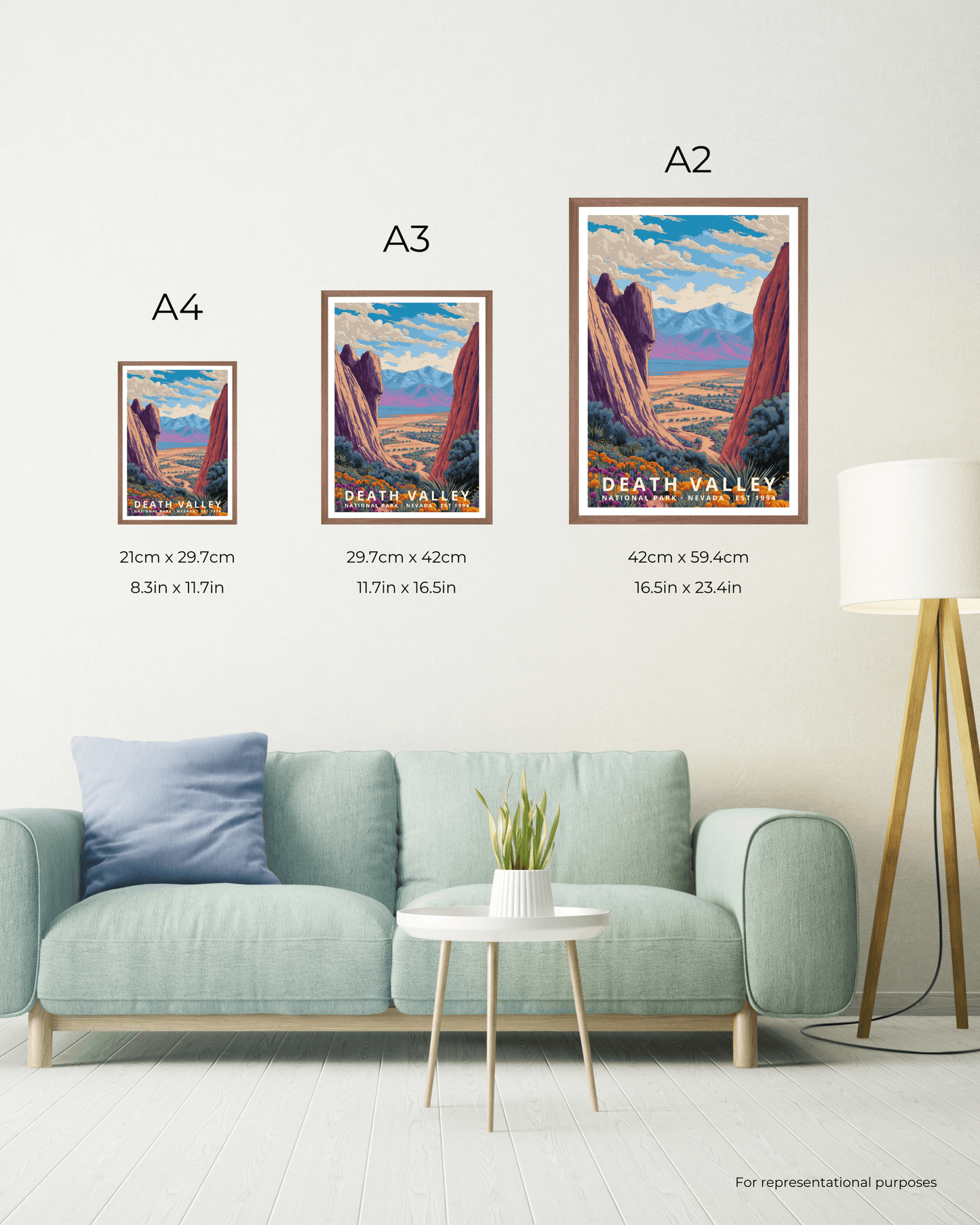 Death Valley National Park Poster - Nevada, USA