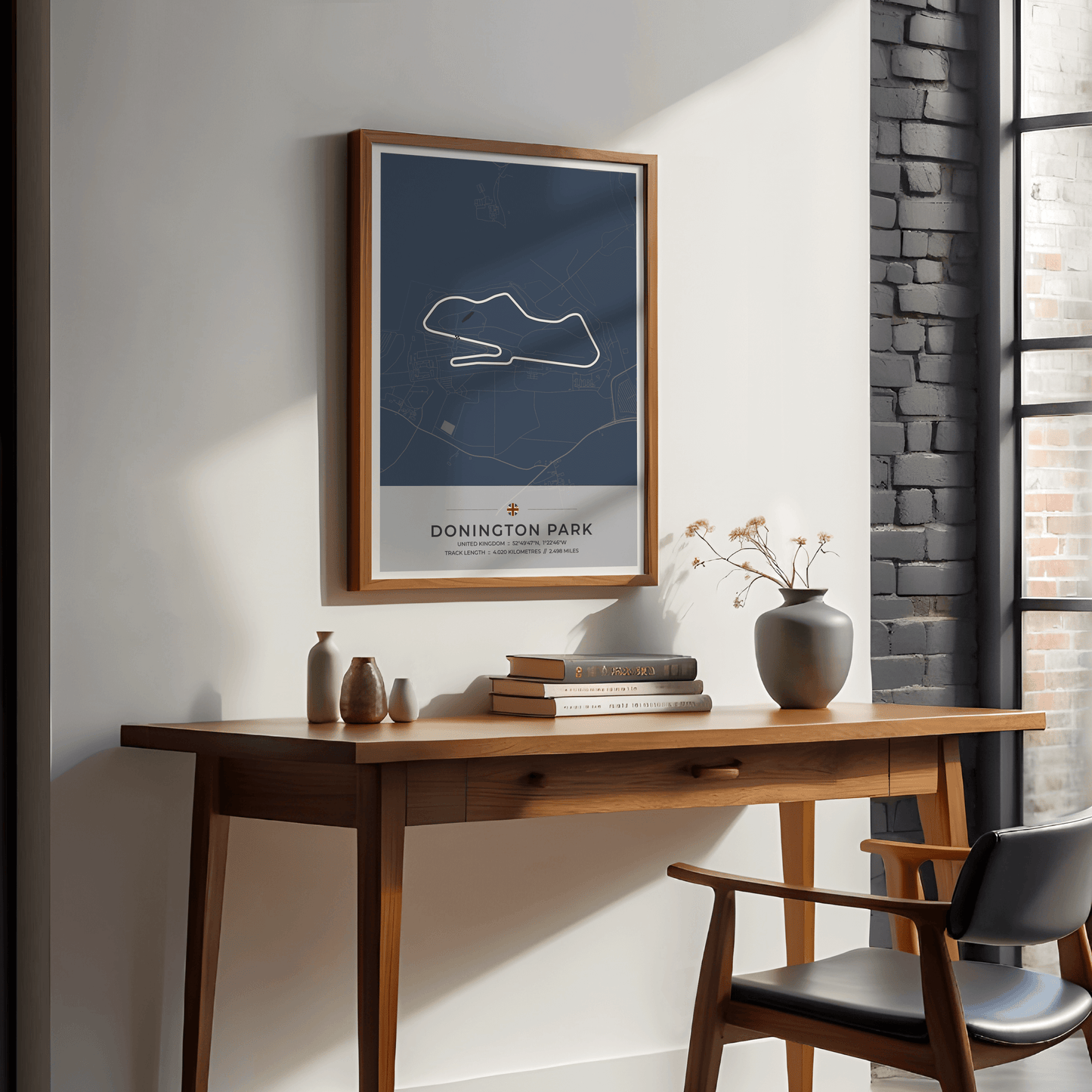 Donington Park - Circuit Map Poster