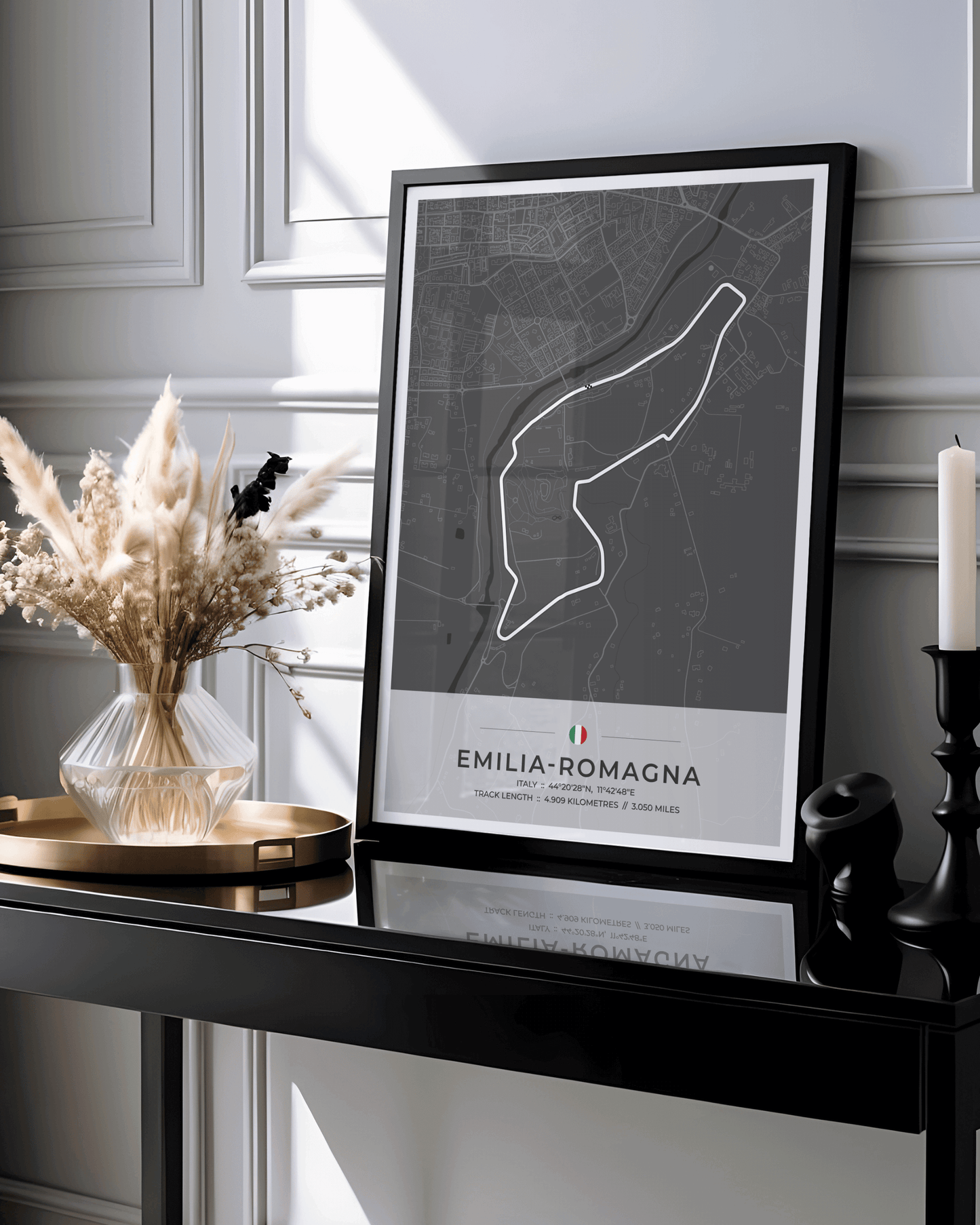 Emilia Romagna - Grand Prix Circuit Map Poster