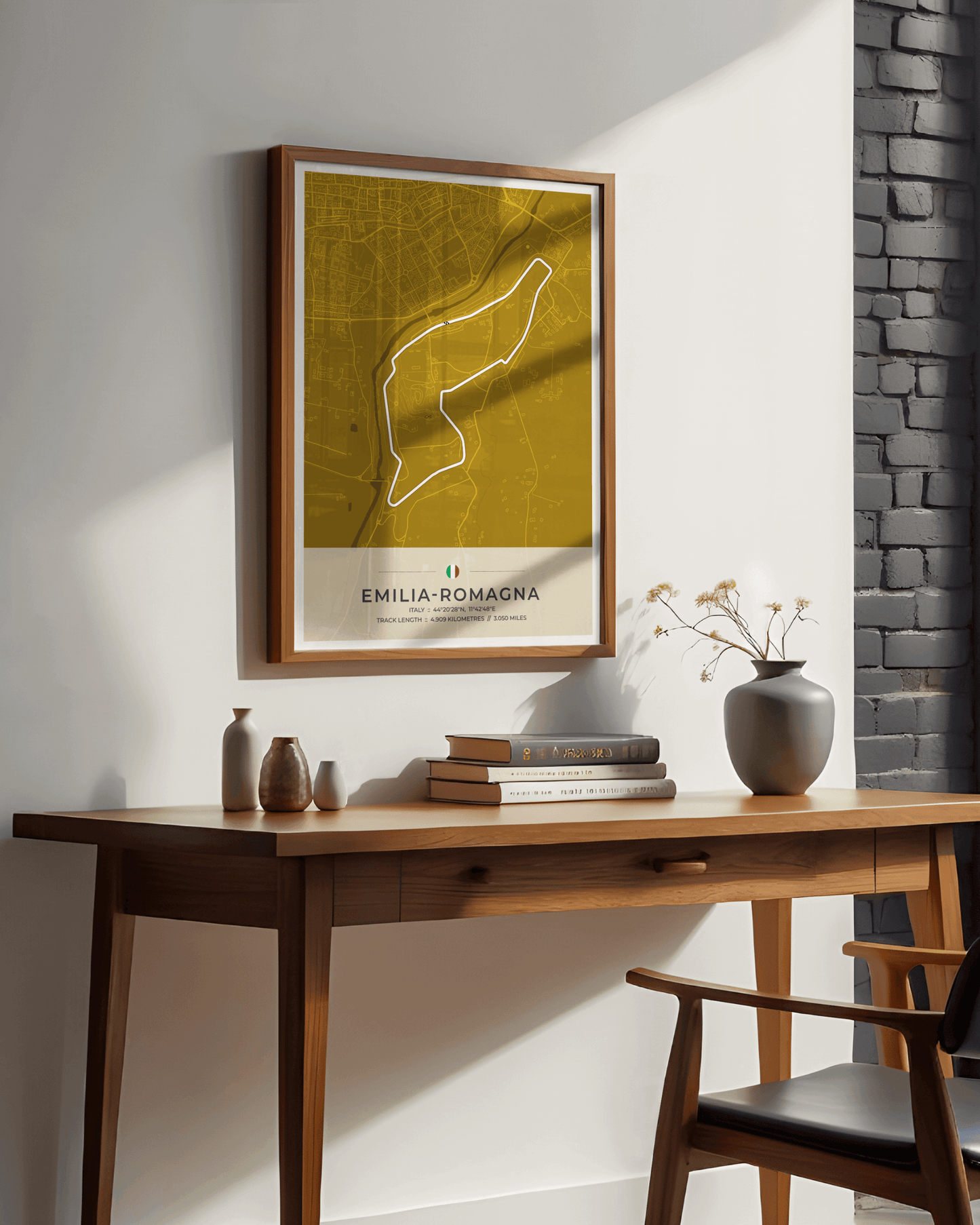 Emilia Romagna - Grand Prix Circuit Map Poster