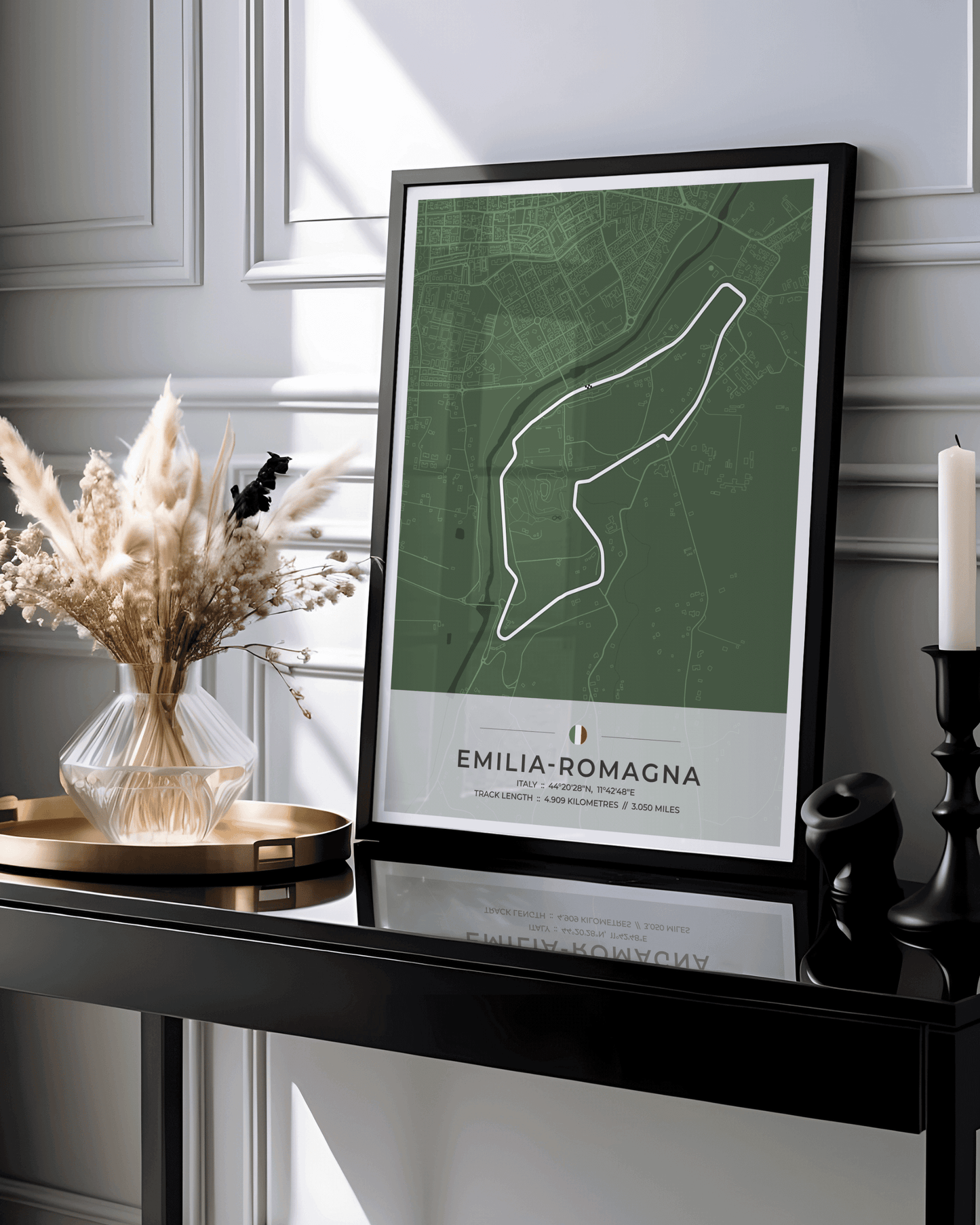 Emilia Romagna - Grand Prix Circuit Map Poster