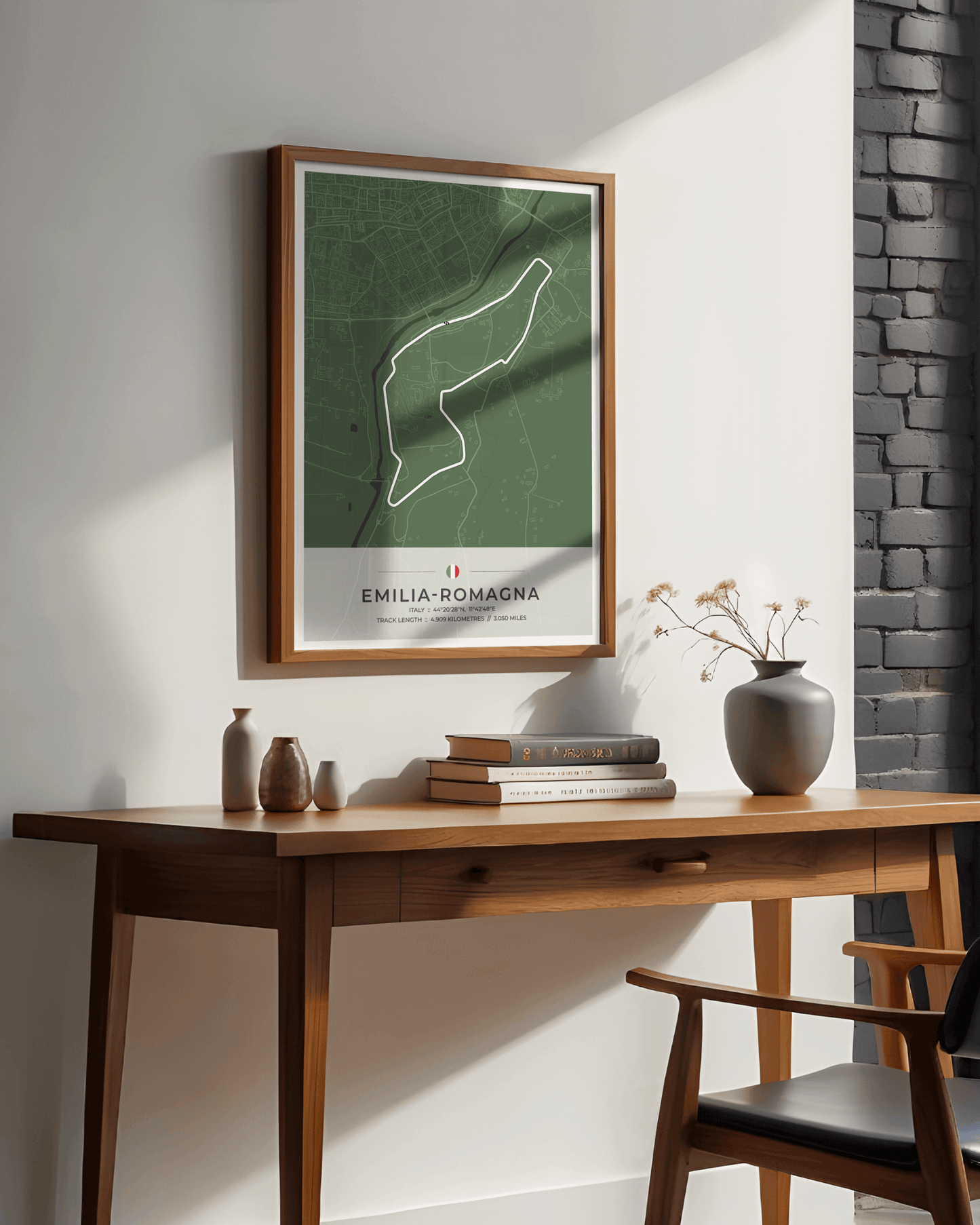Emilia Romagna - Grand Prix Circuit Map Poster