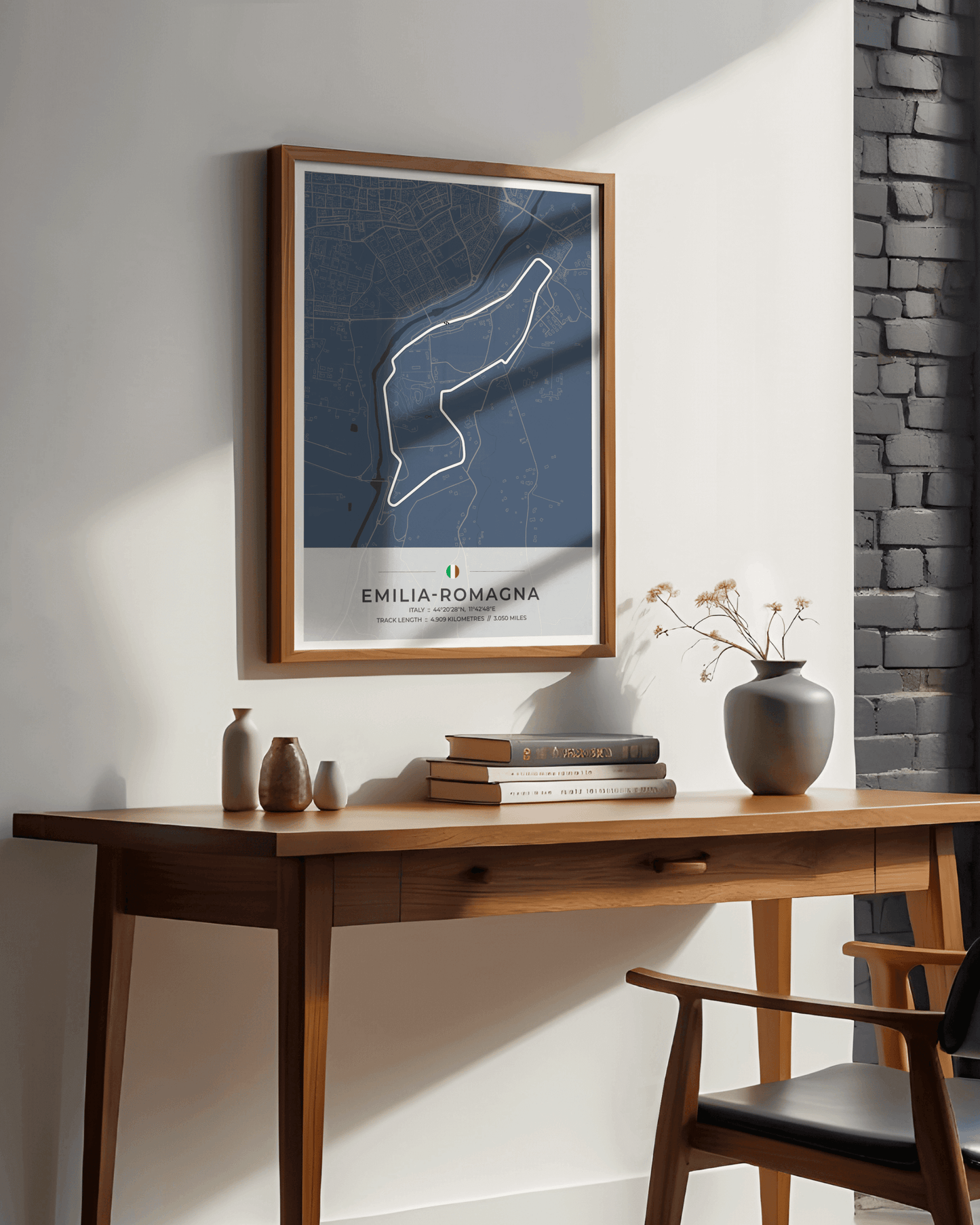 Emilia Romagna - Grand Prix Circuit Map Poster