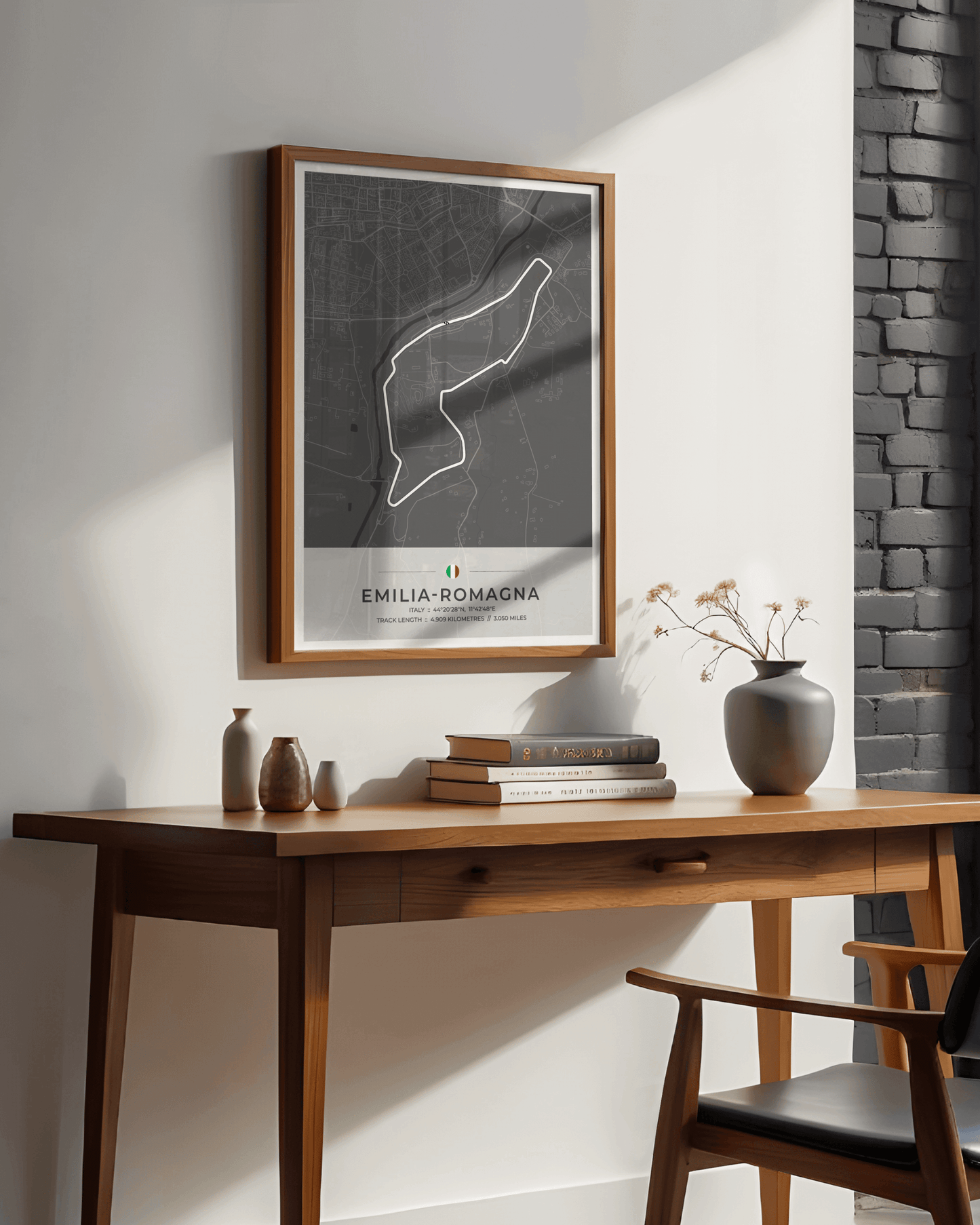 Emilia Romagna - Grand Prix Circuit Map Poster