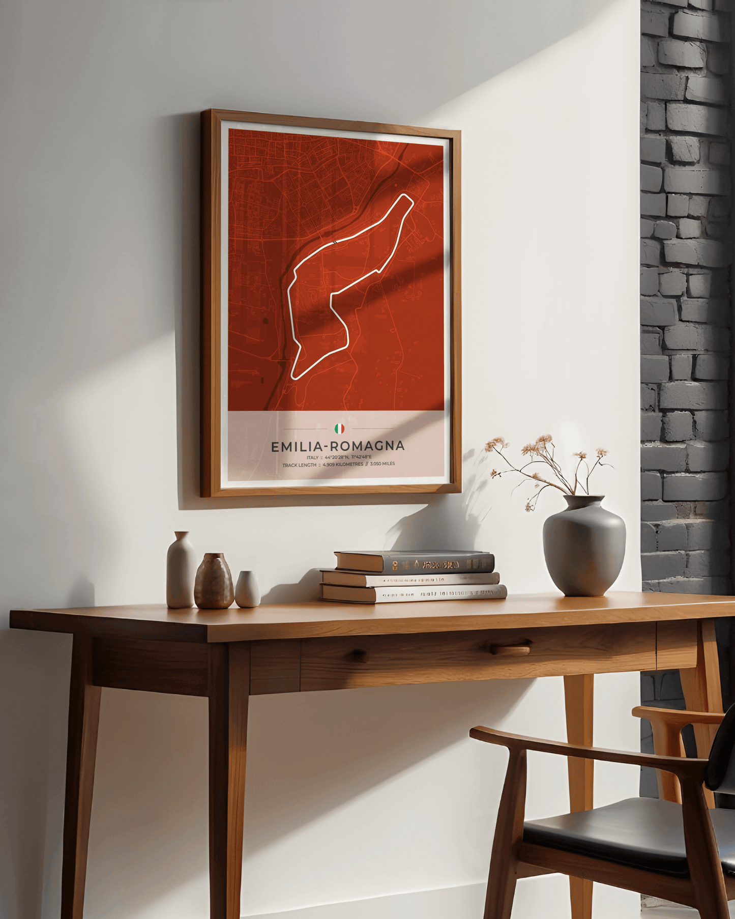 Emilia Romagna - Grand Prix Circuit Map Poster