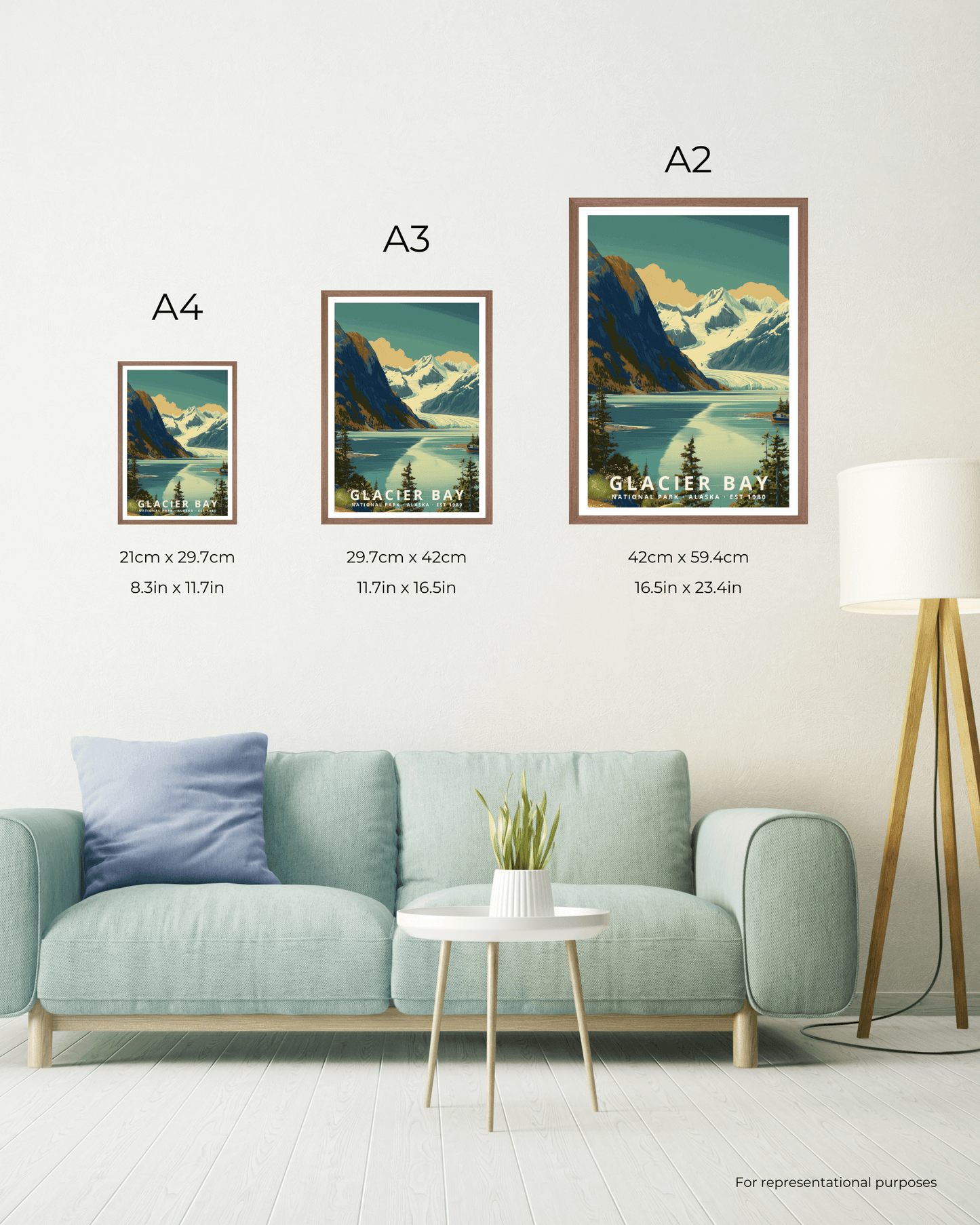 Glacier Bay National Park Poster - Alaska, USA