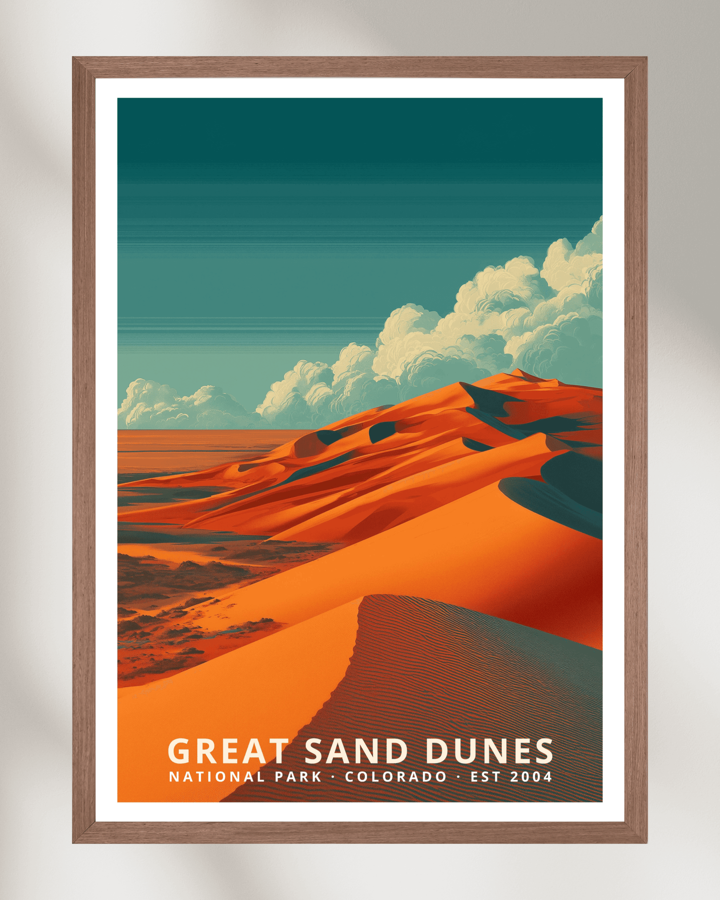 Great Sand Dunes National Park Poster - Colorado, USA