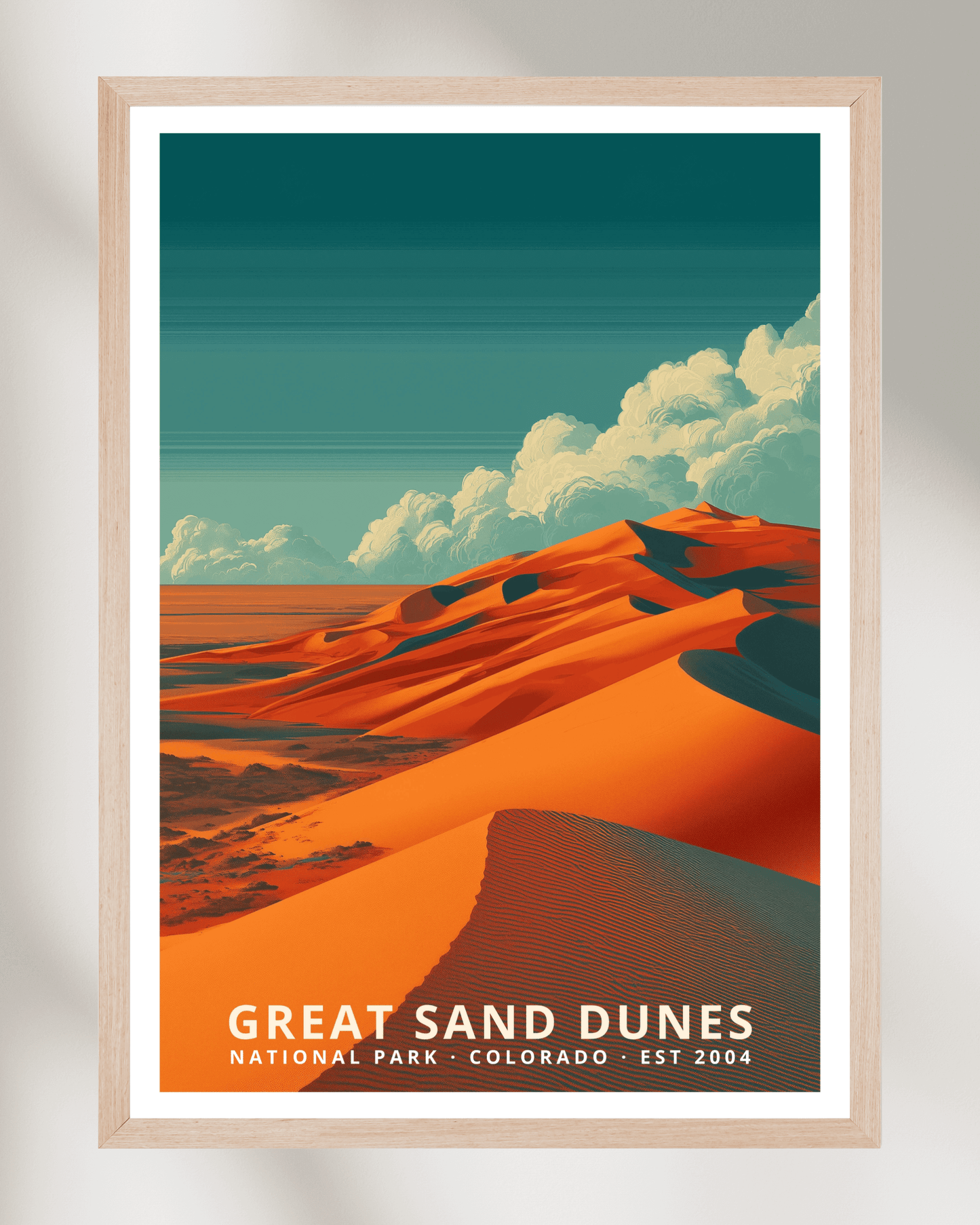 Great Sand Dunes National Park Poster - Colorado, USA