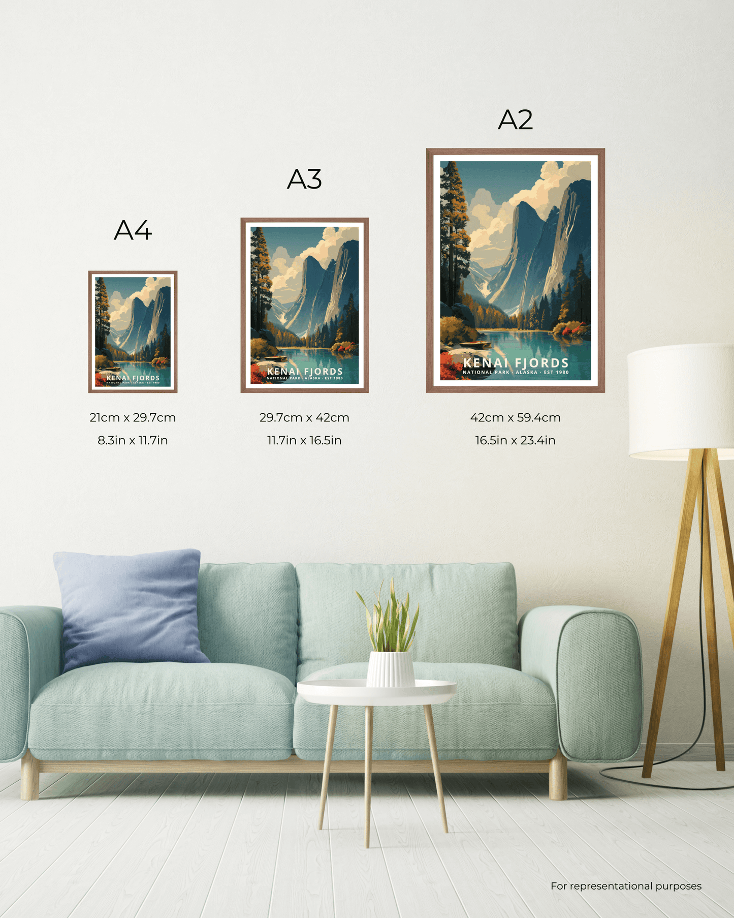 Kenai Fjords National Park Poster - Alaska, USA