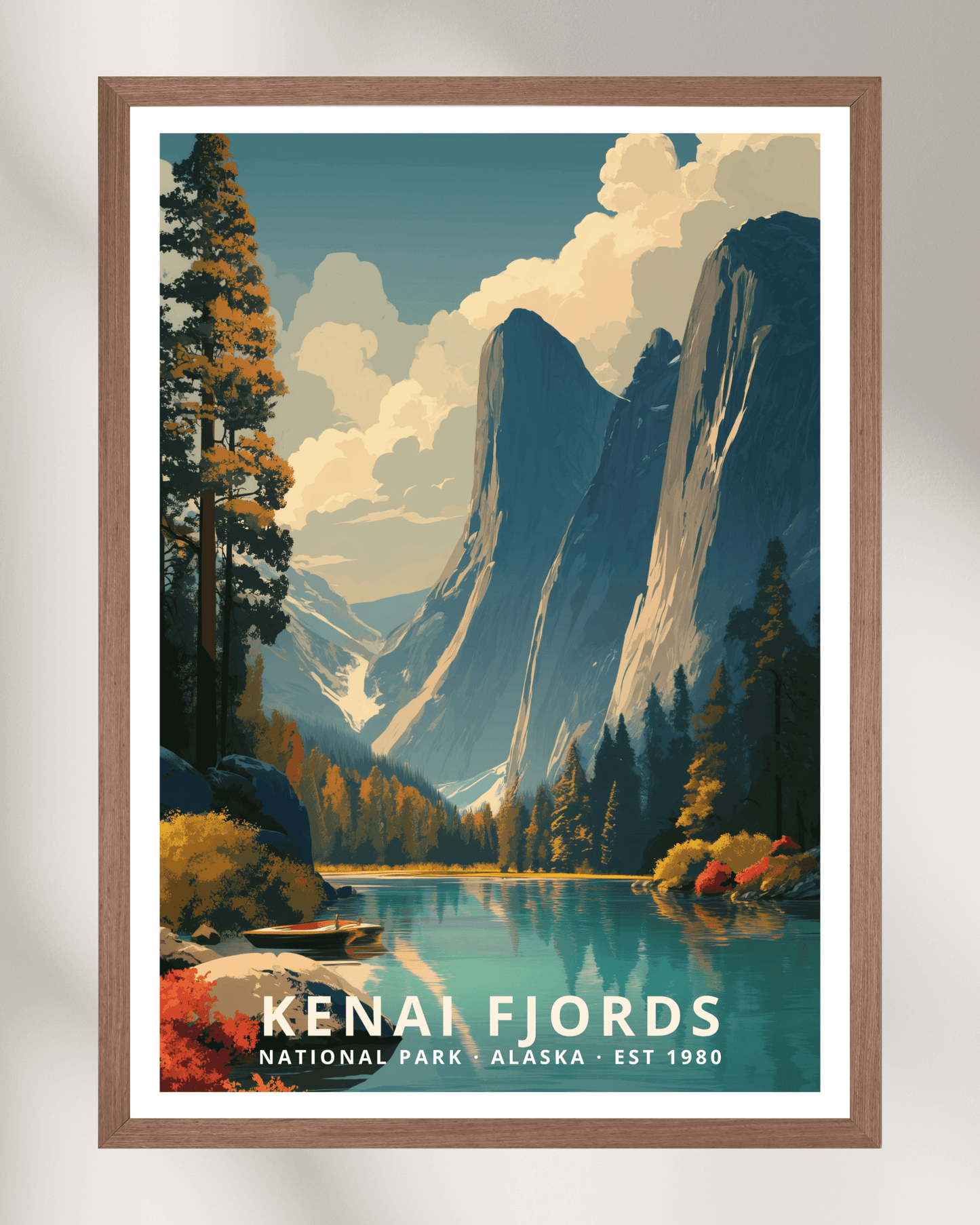 Kenai Fjords National Park Poster - Alaska, USA