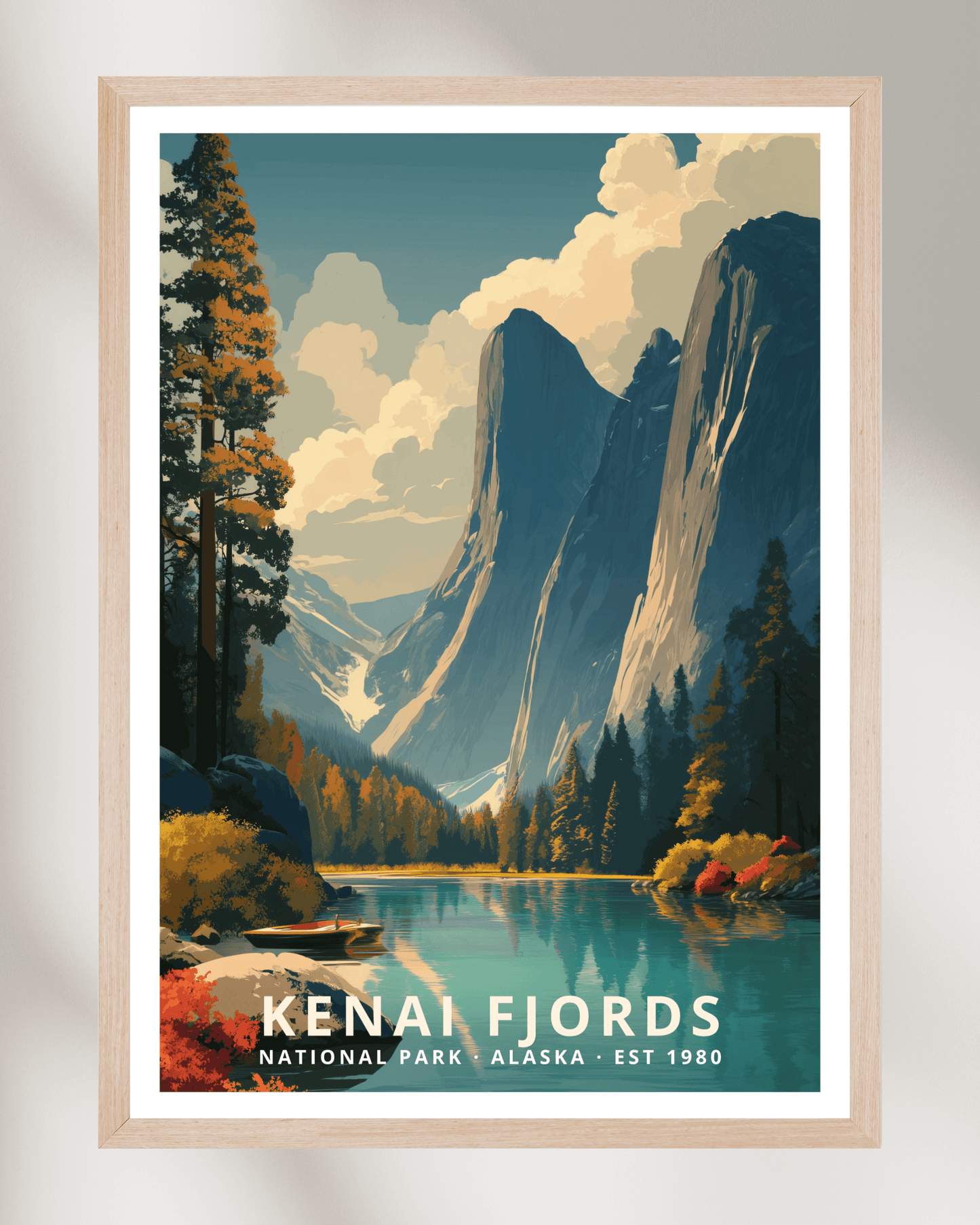 Kenai Fjords National Park Poster - Alaska, USA