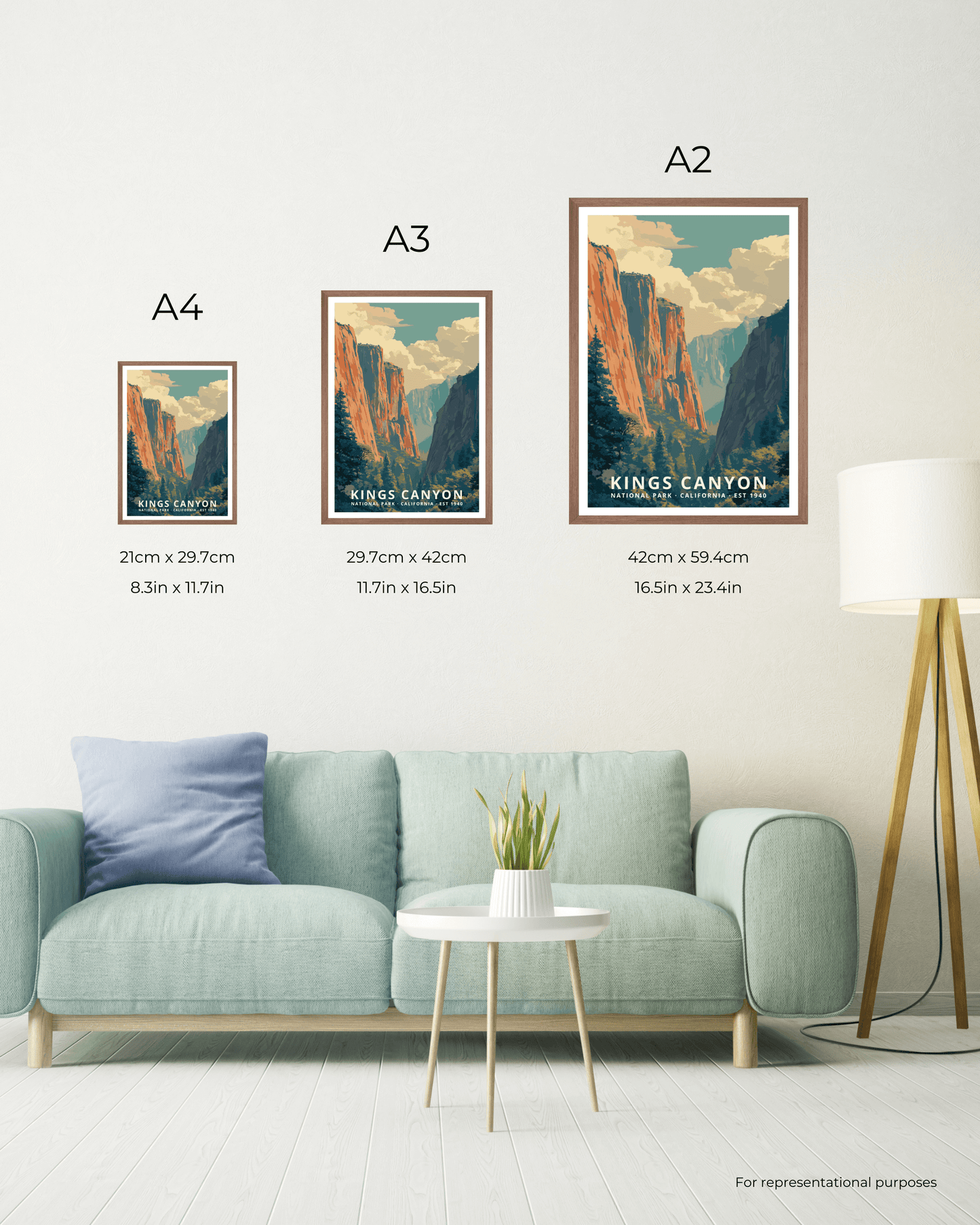 Kings Canyon National Park Poster - California, USA