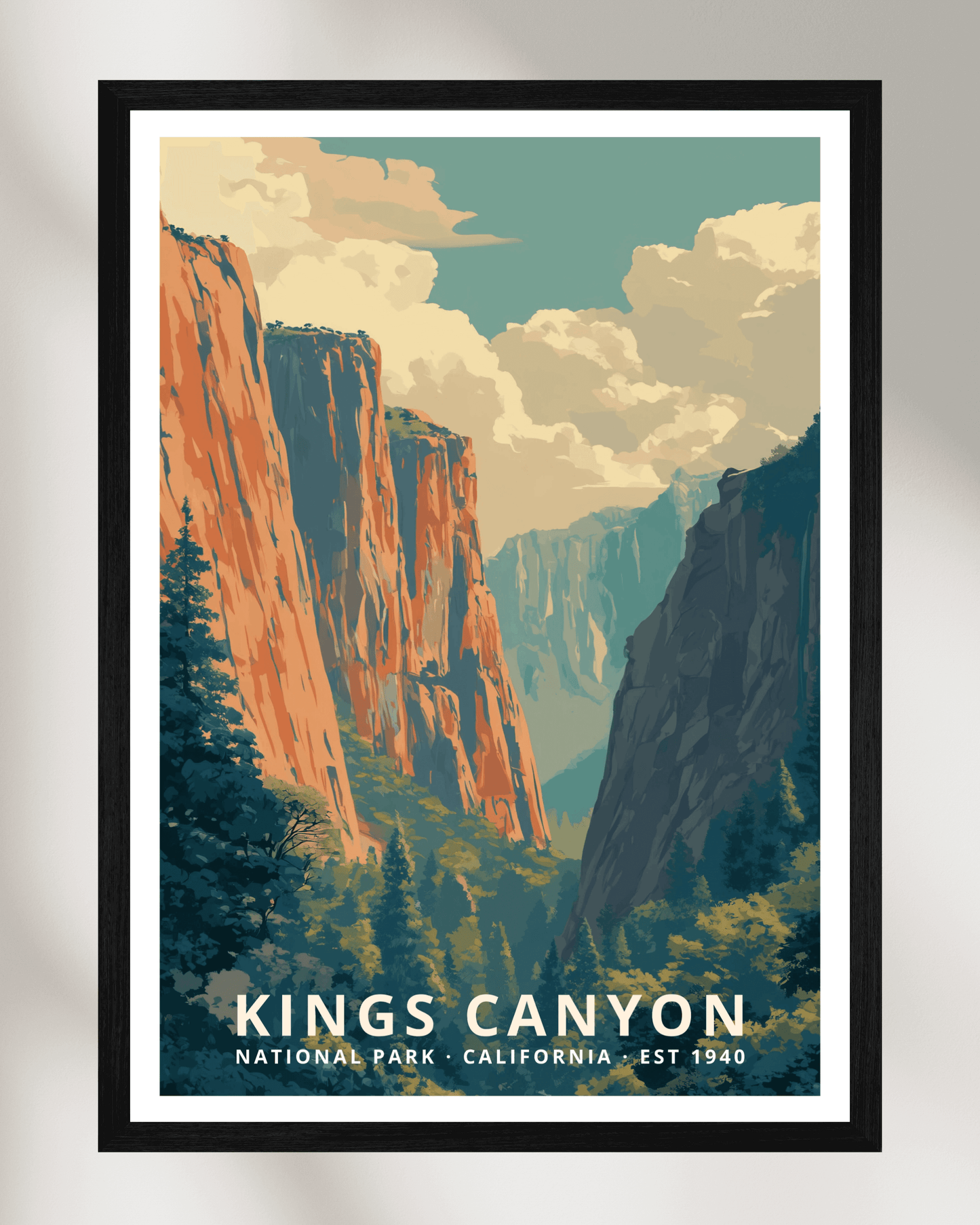 Kings Canyon National Park Poster - California, USA