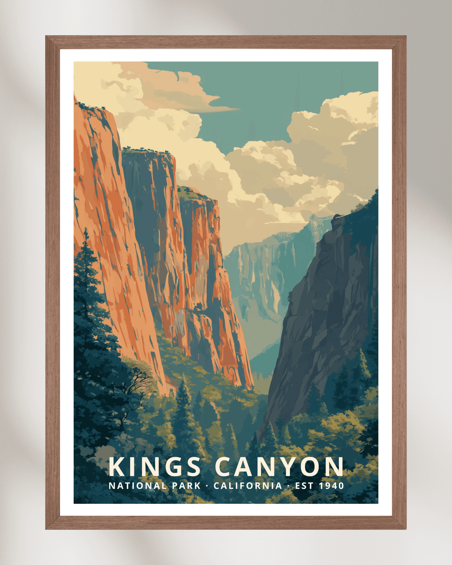 Kings Canyon National Park Poster - California, USA