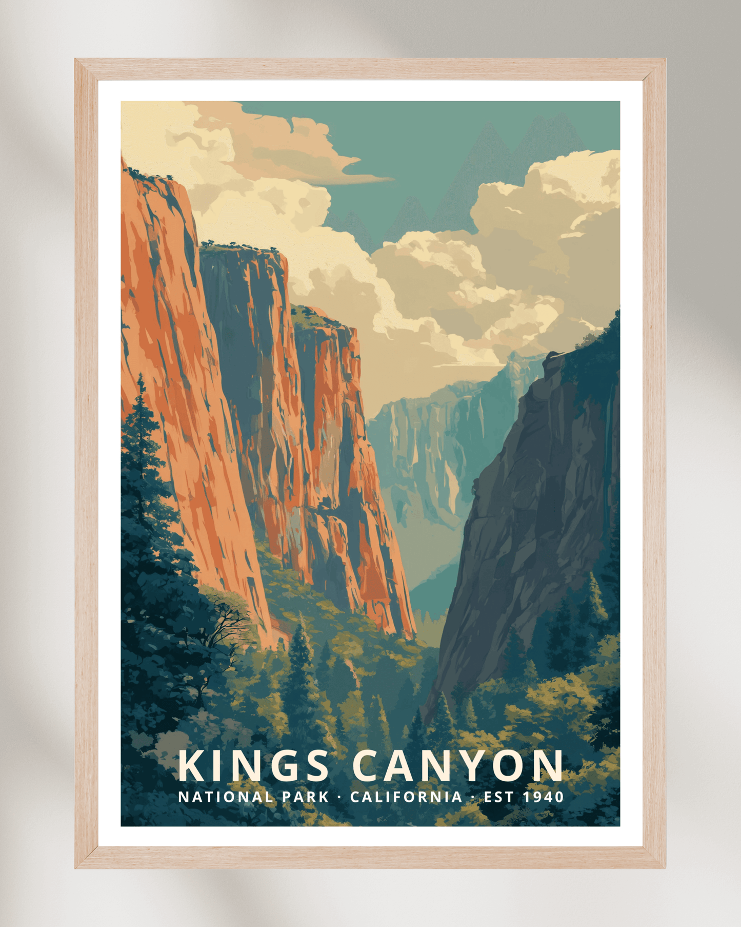 Kings Canyon National Park Poster - California, USA