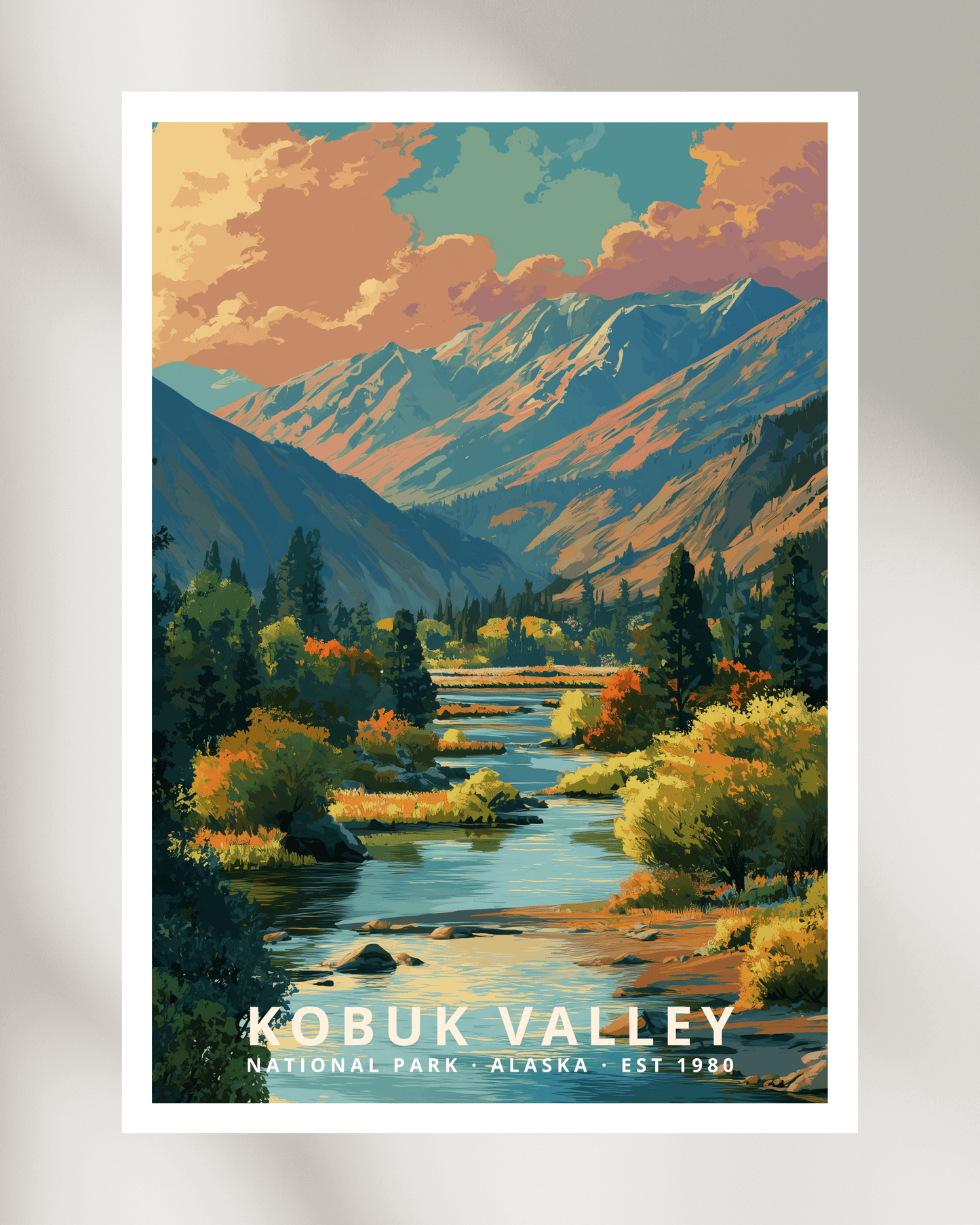 Kobuk Valley National Park Poster - Alaska, USA