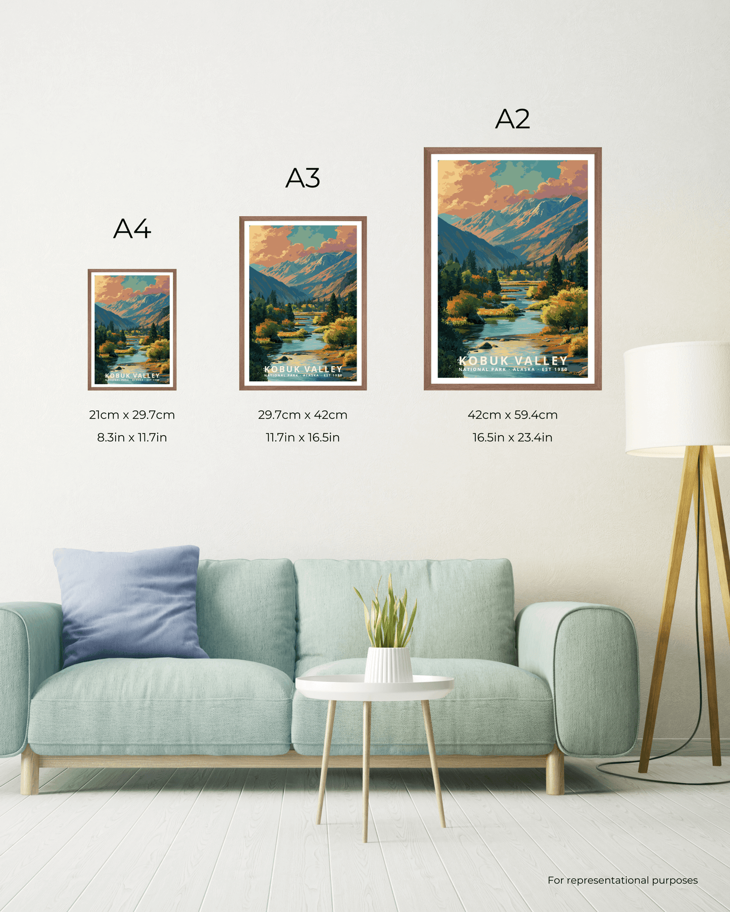 Kobuk Valley National Park Poster - Alaska, USA