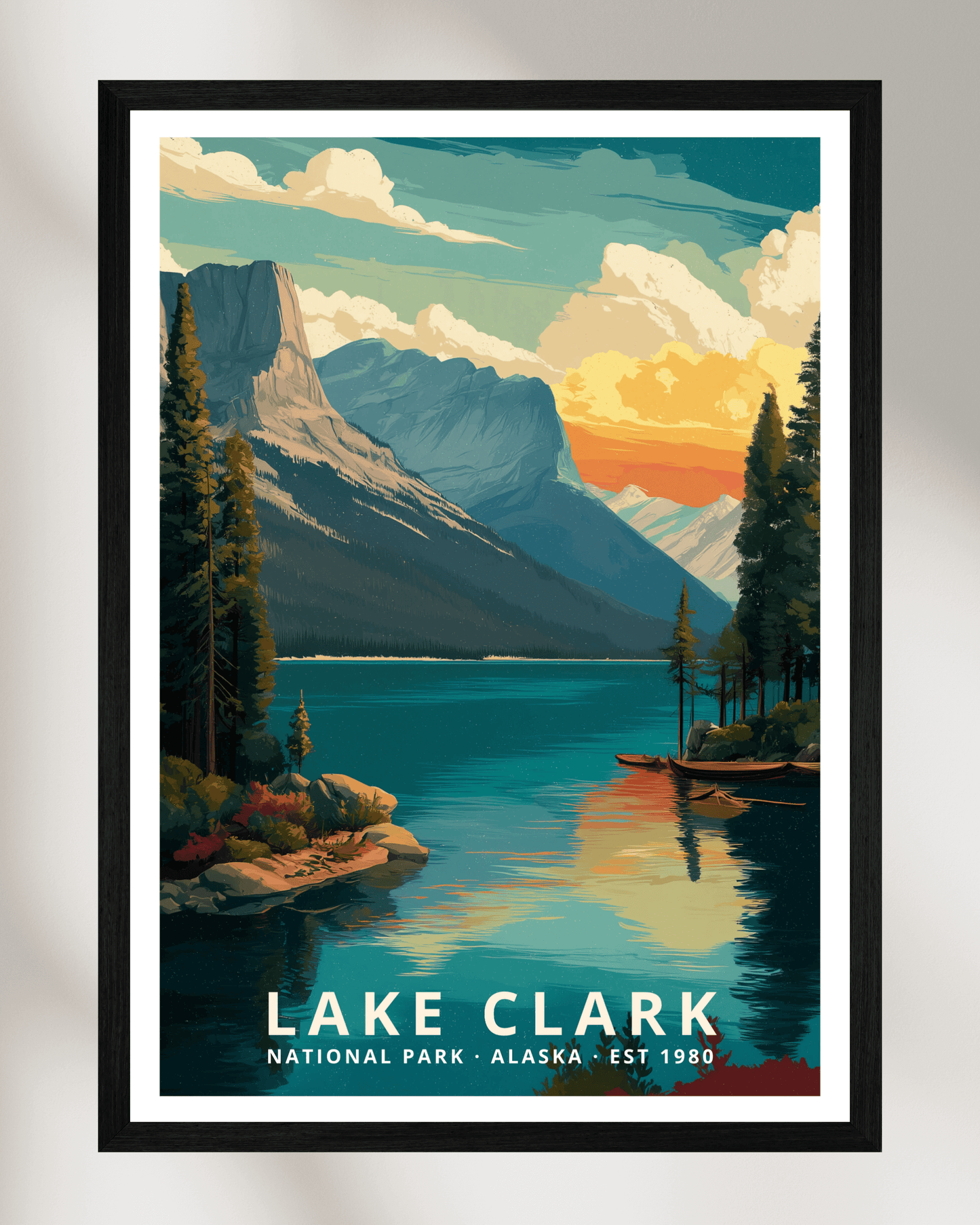 Lake Clark National Park Poster - Alaska, USA