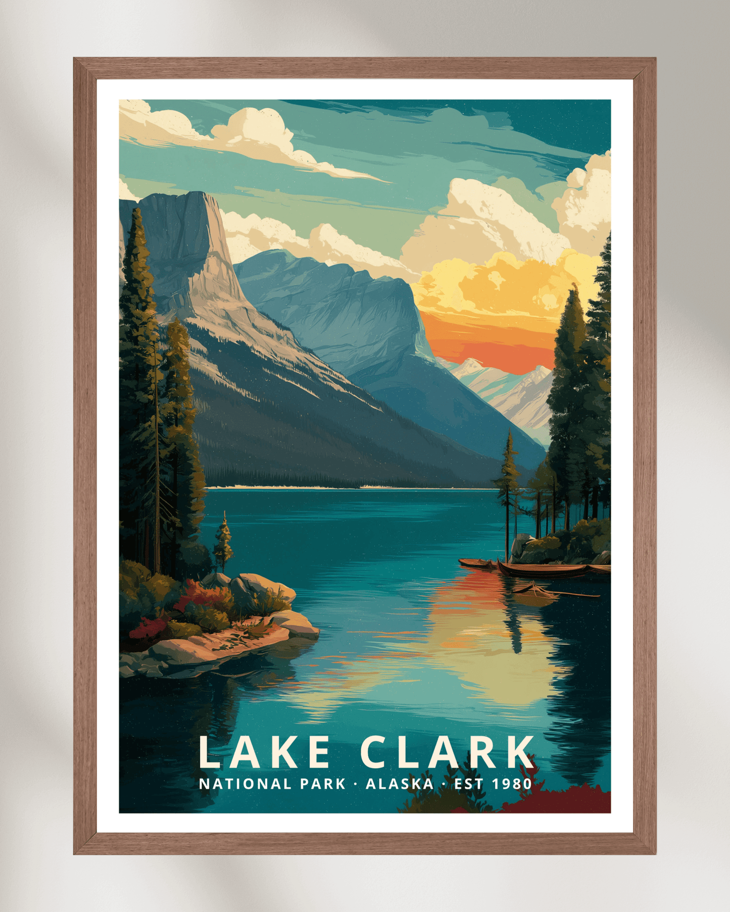 Lake Clark National Park Poster - Alaska, USA