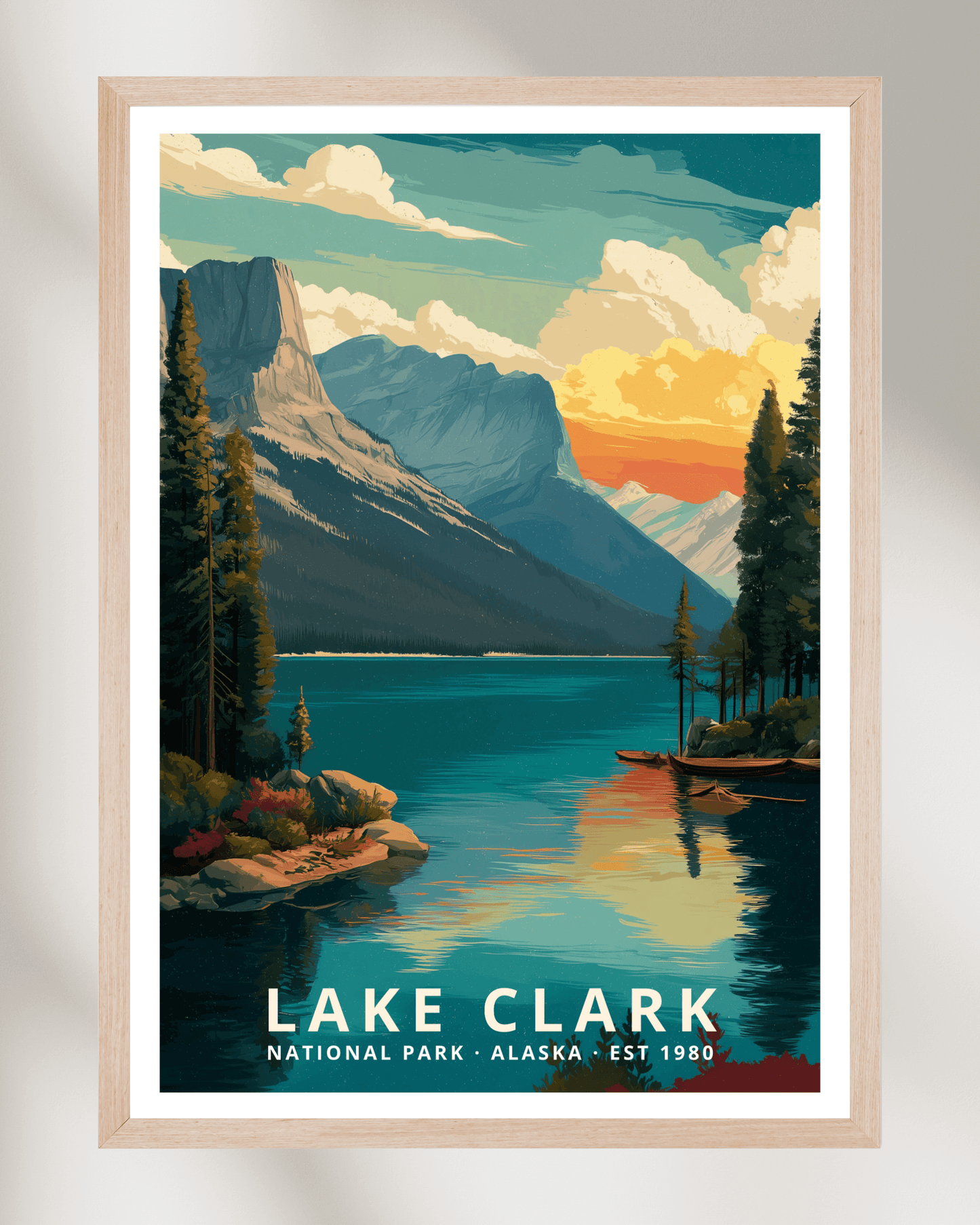 Lake Clark National Park Poster - Alaska, USA