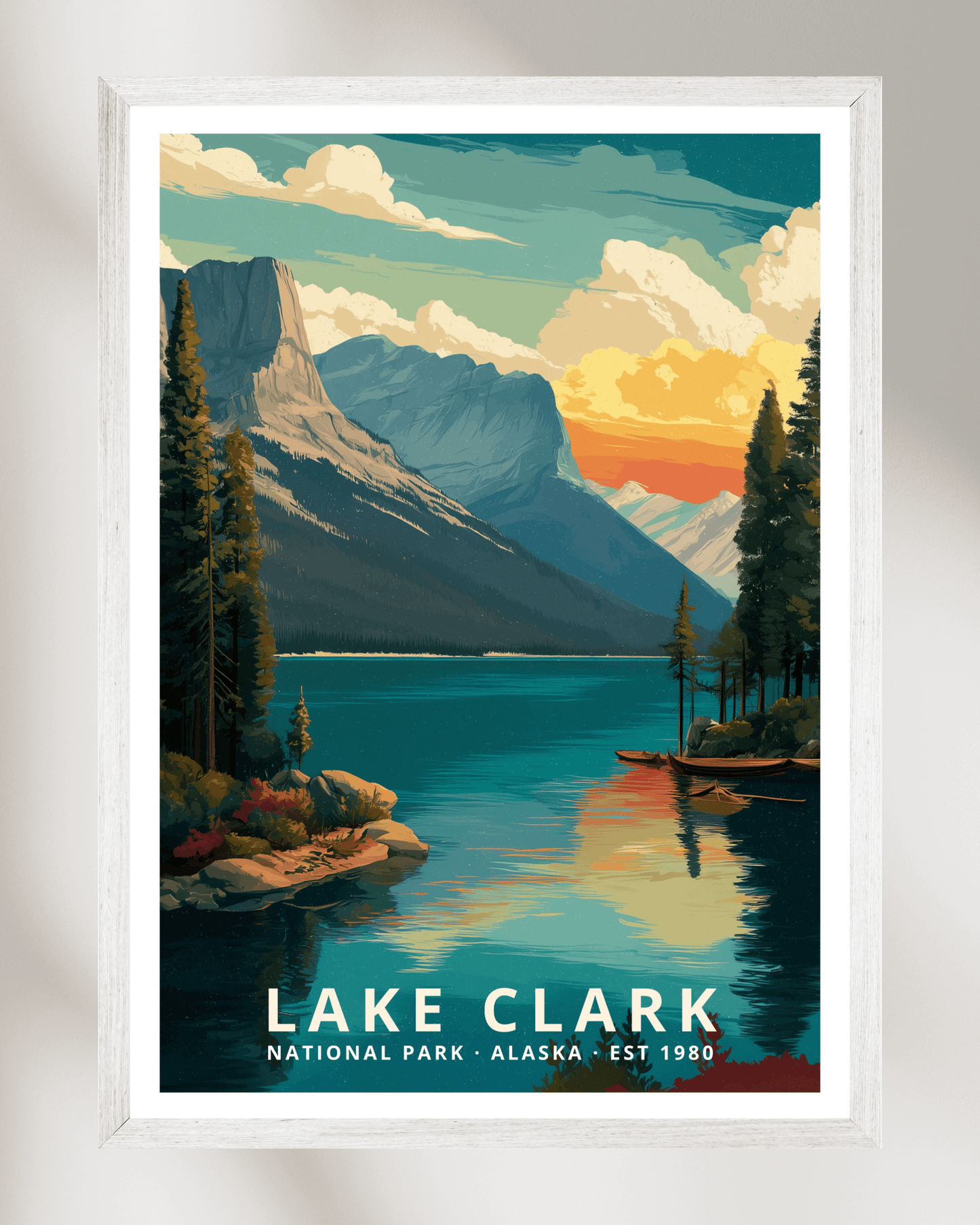 Lake Clark National Park Poster - Alaska, USA