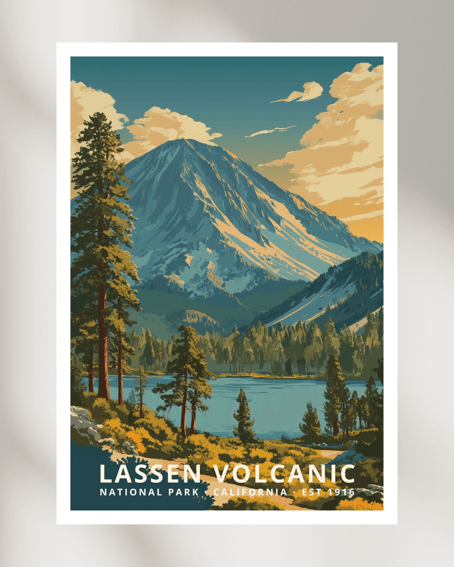 Lassen Volcanic National Park Poster - California, USA