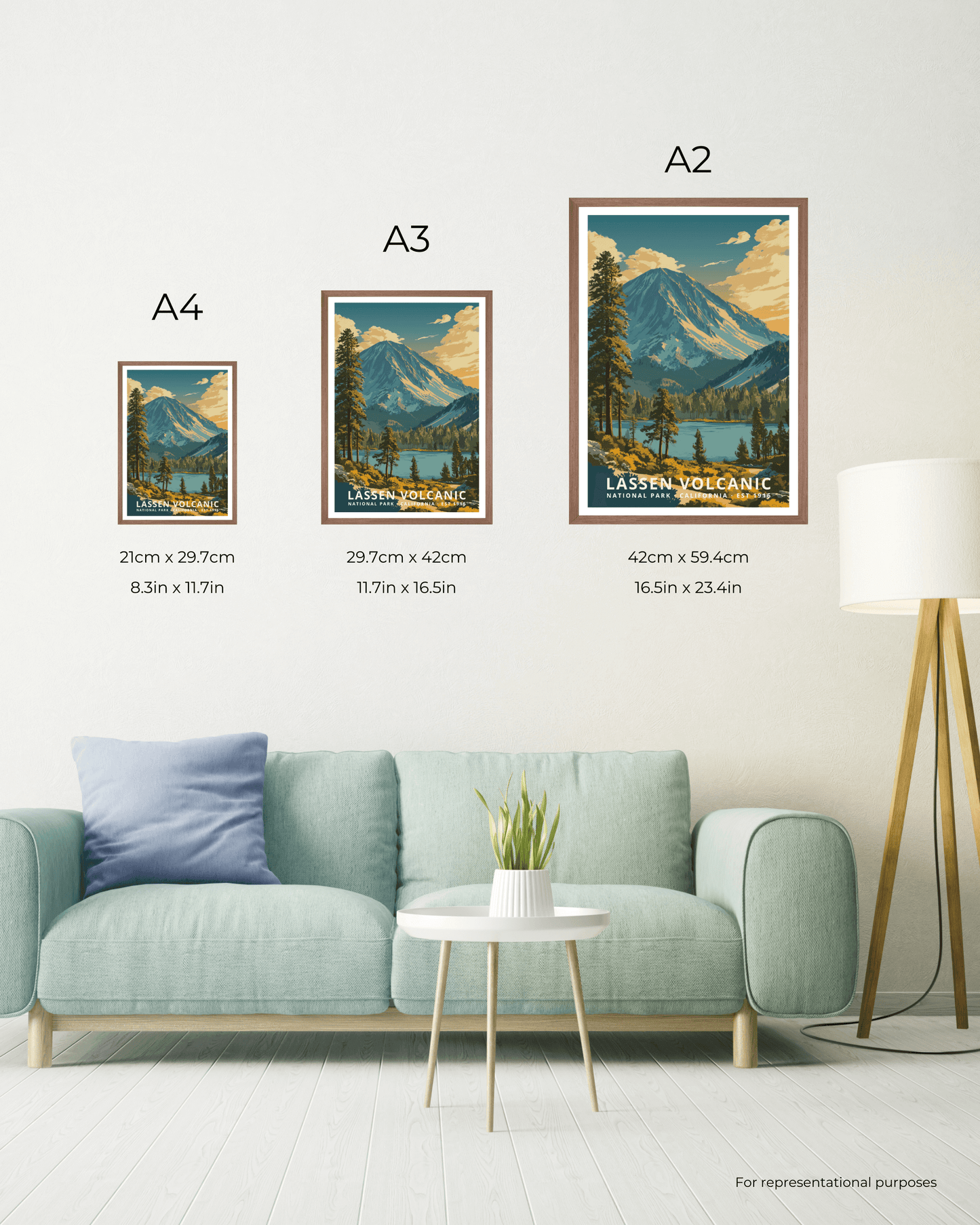 Lassen Volcanic National Park Poster - California, USA