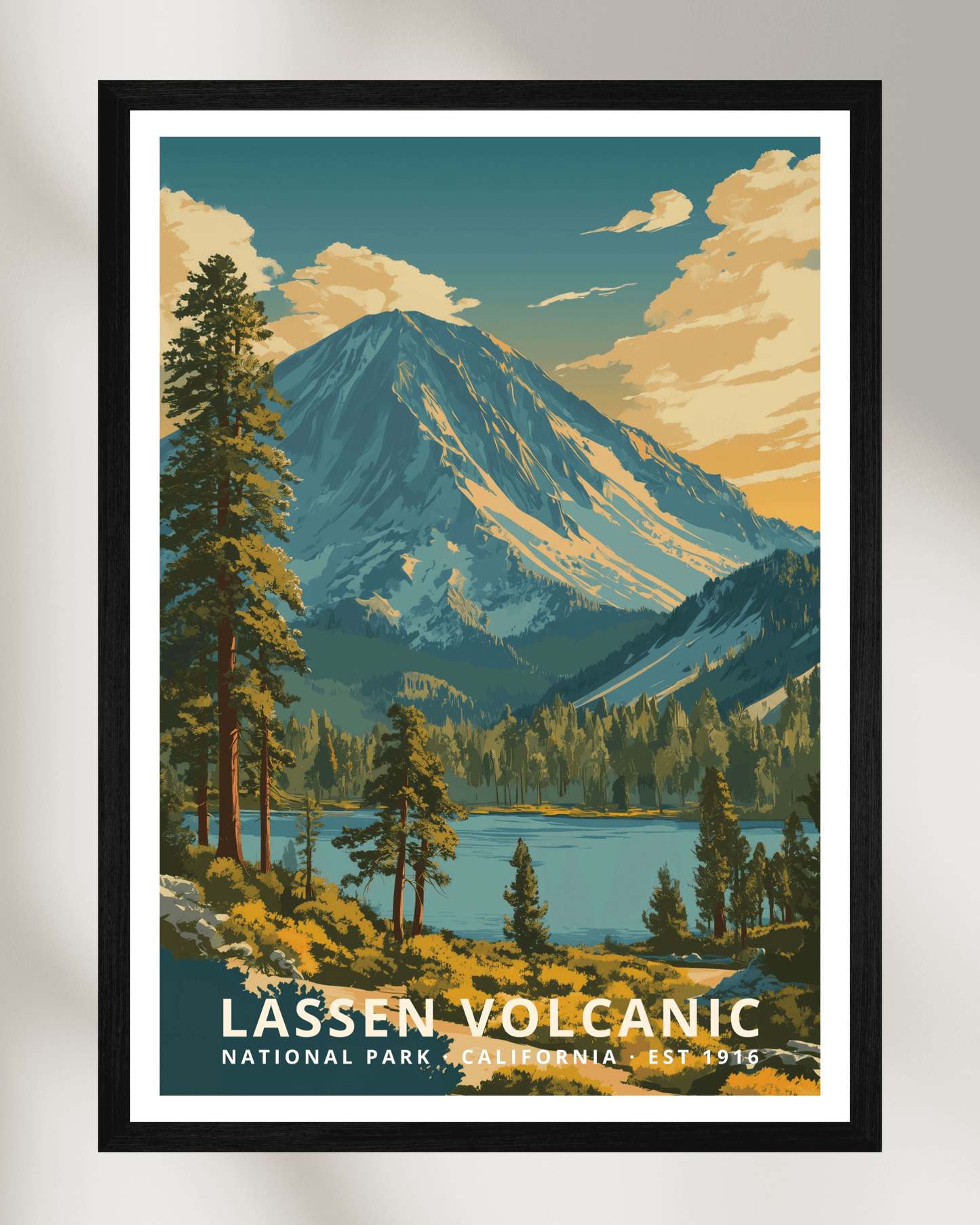 Lassen Volcanic National Park Poster - California, USA