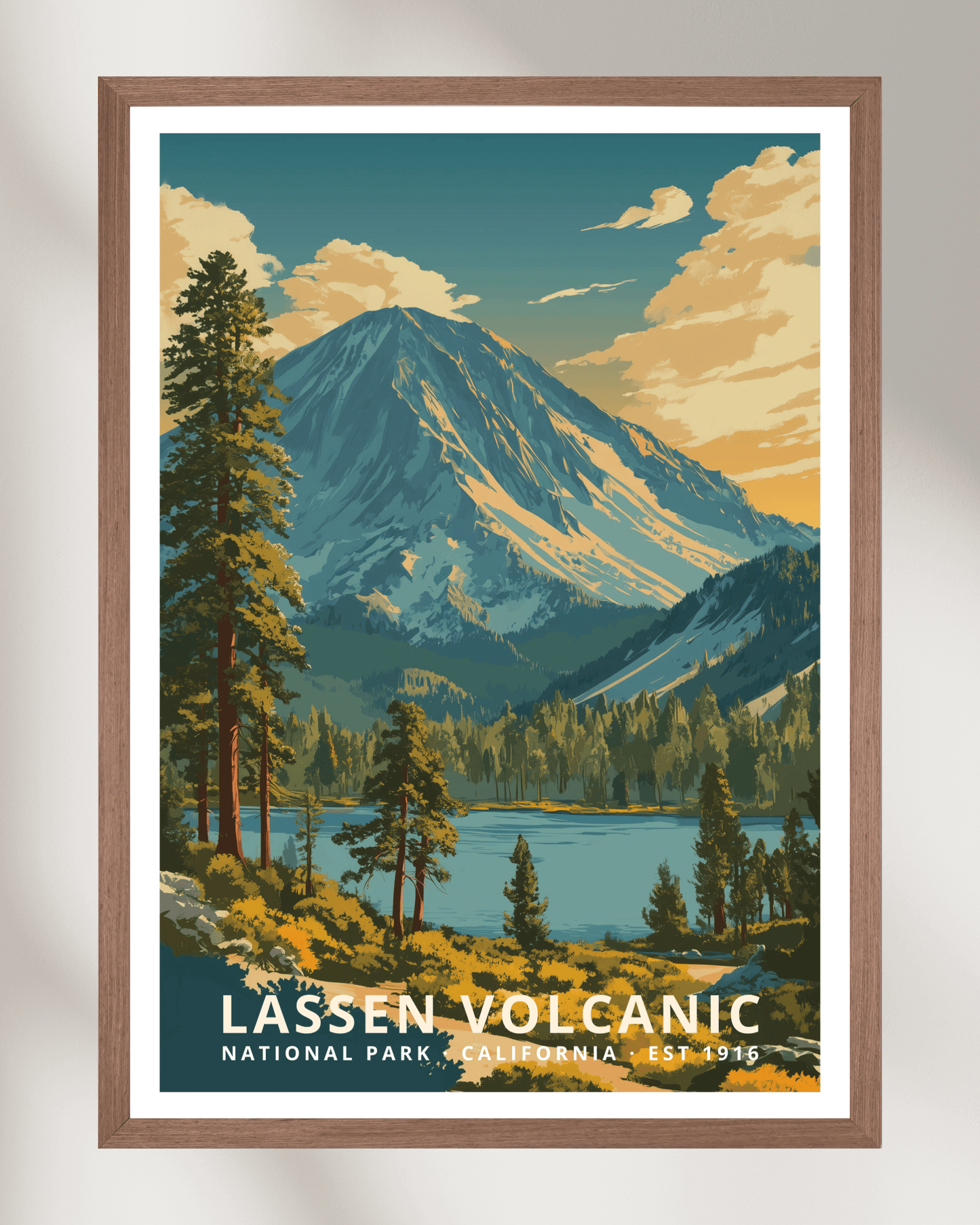 Lassen Volcanic National Park Poster - California, USA