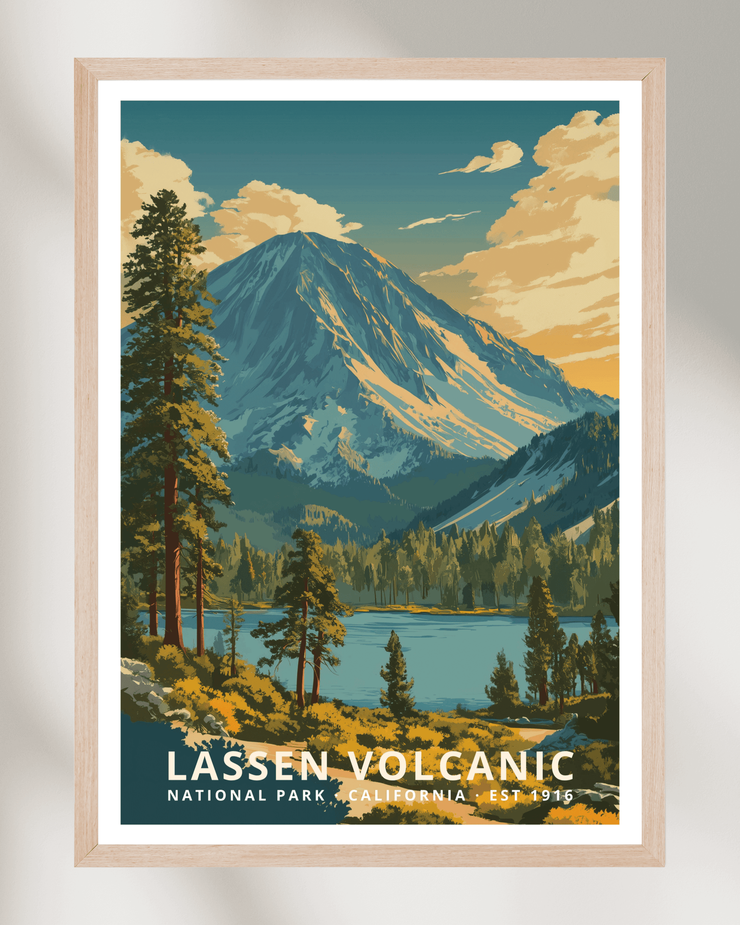 Lassen Volcanic National Park Poster - California, USA