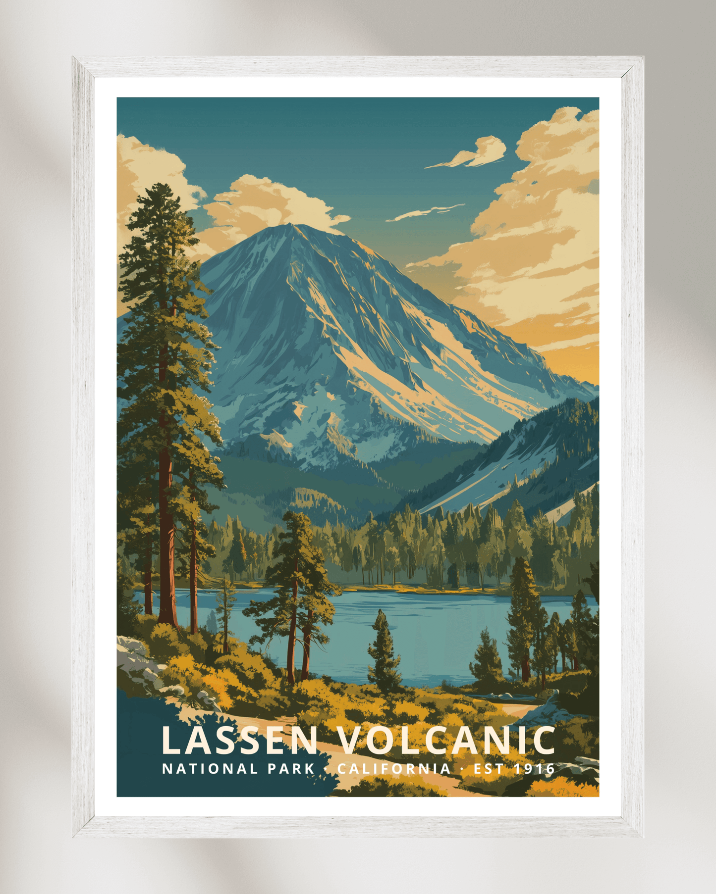 Lassen Volcanic National Park Poster - California, USA